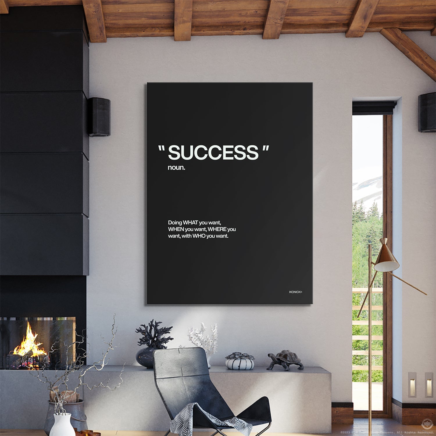 How to Balance Motivational Quotes on Your Art Wall