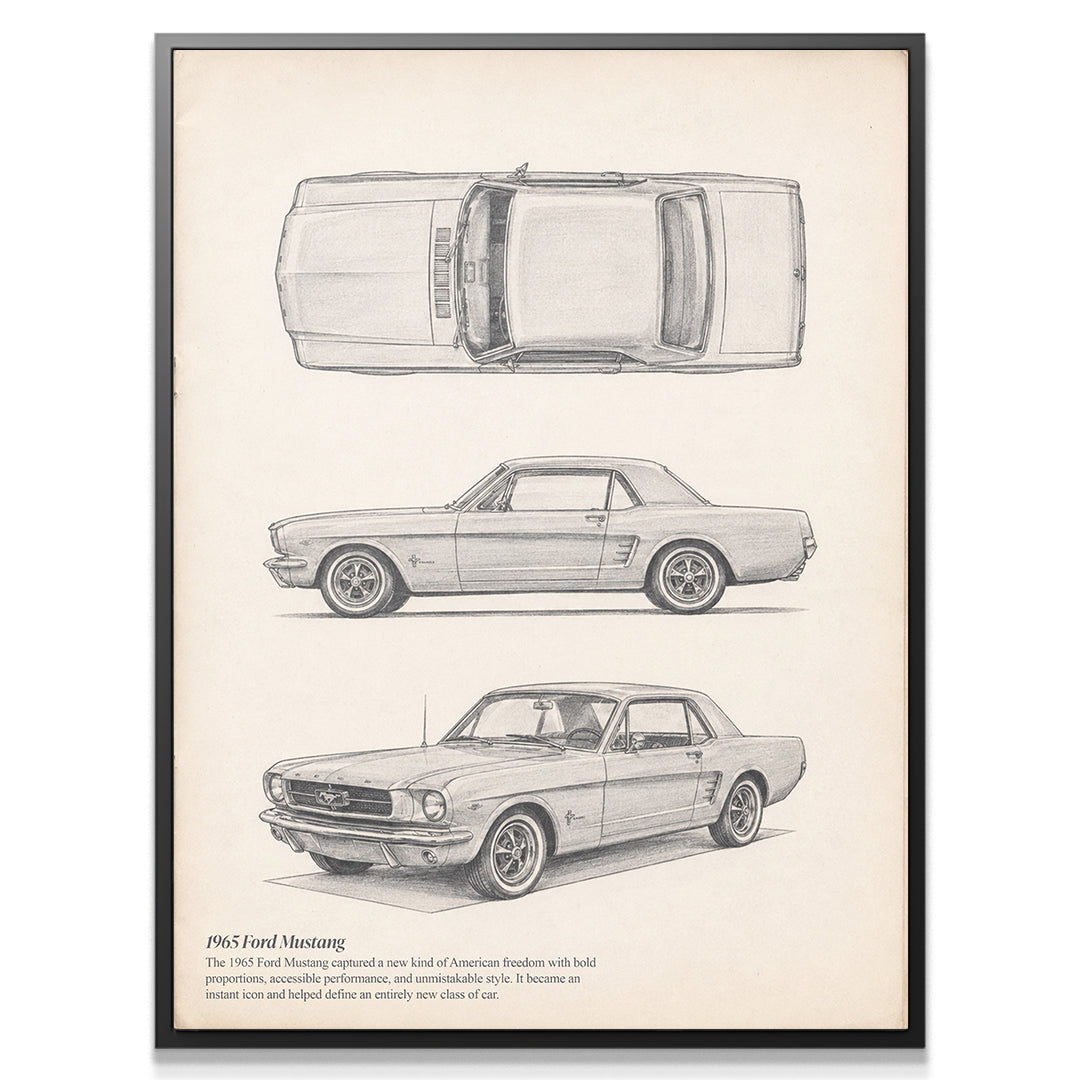 65 Mustang Sketch