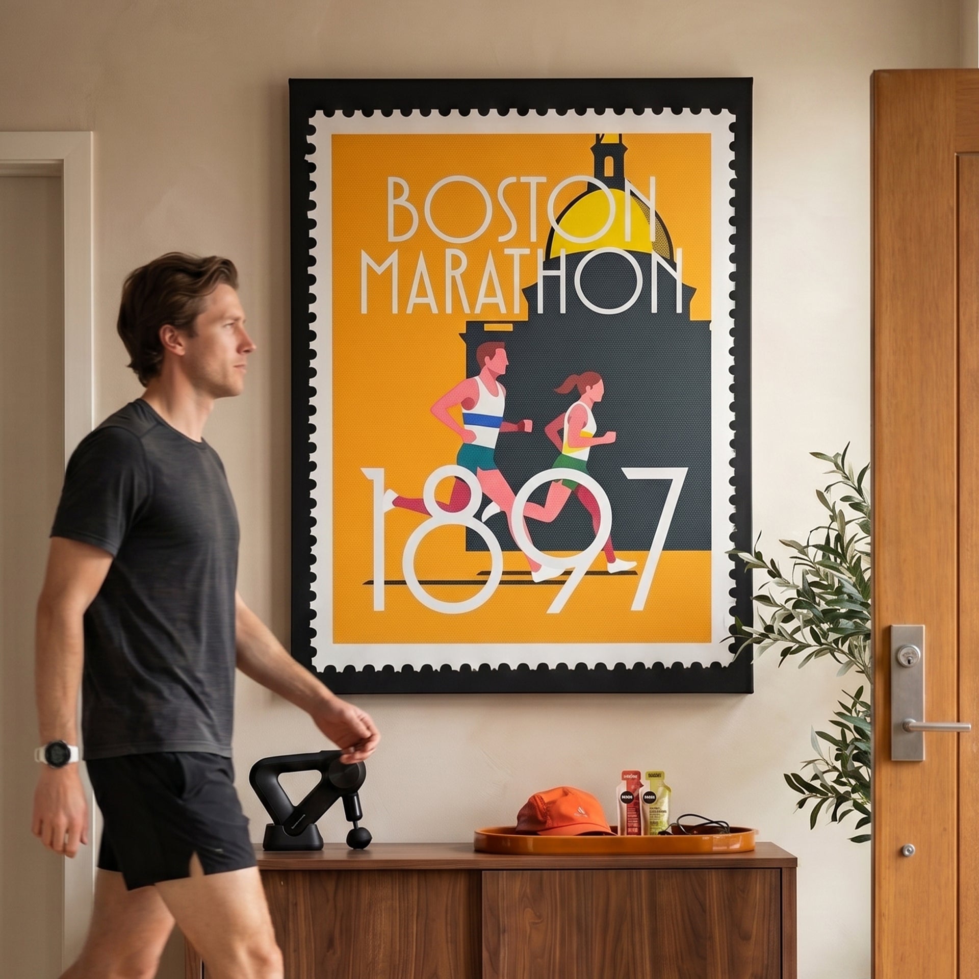 Boston Marathon - Postage