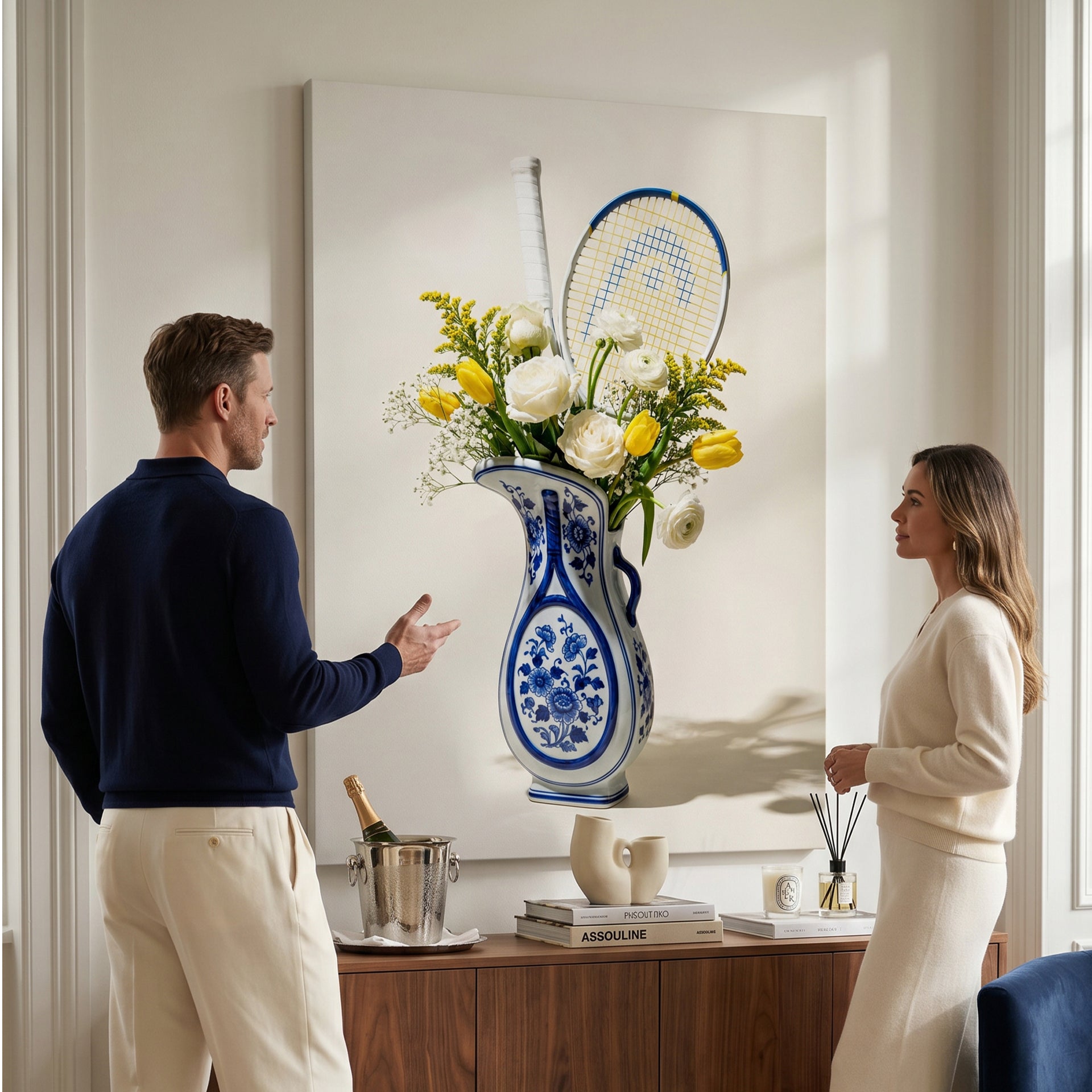 Tennis Vase