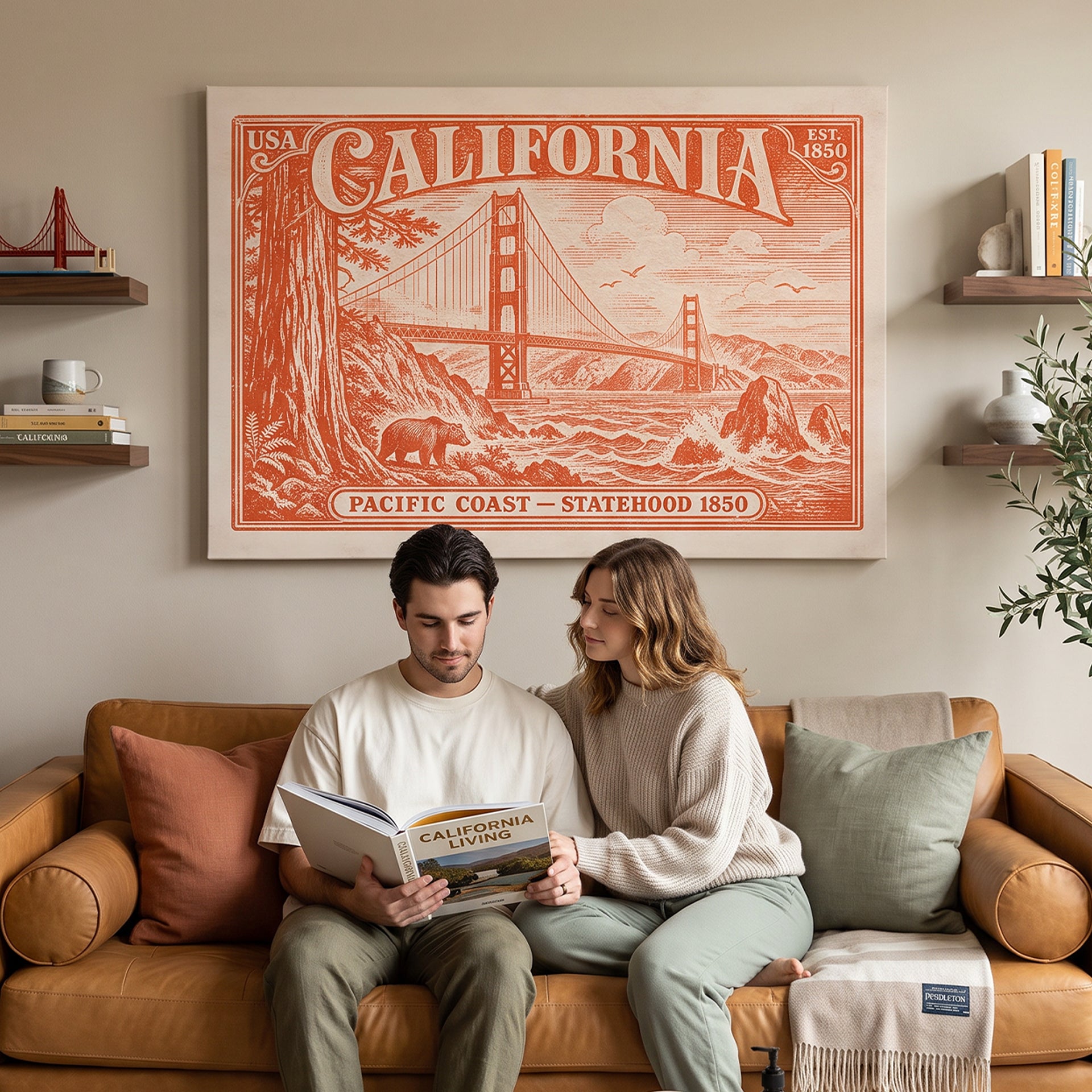 California Postage Stamp
