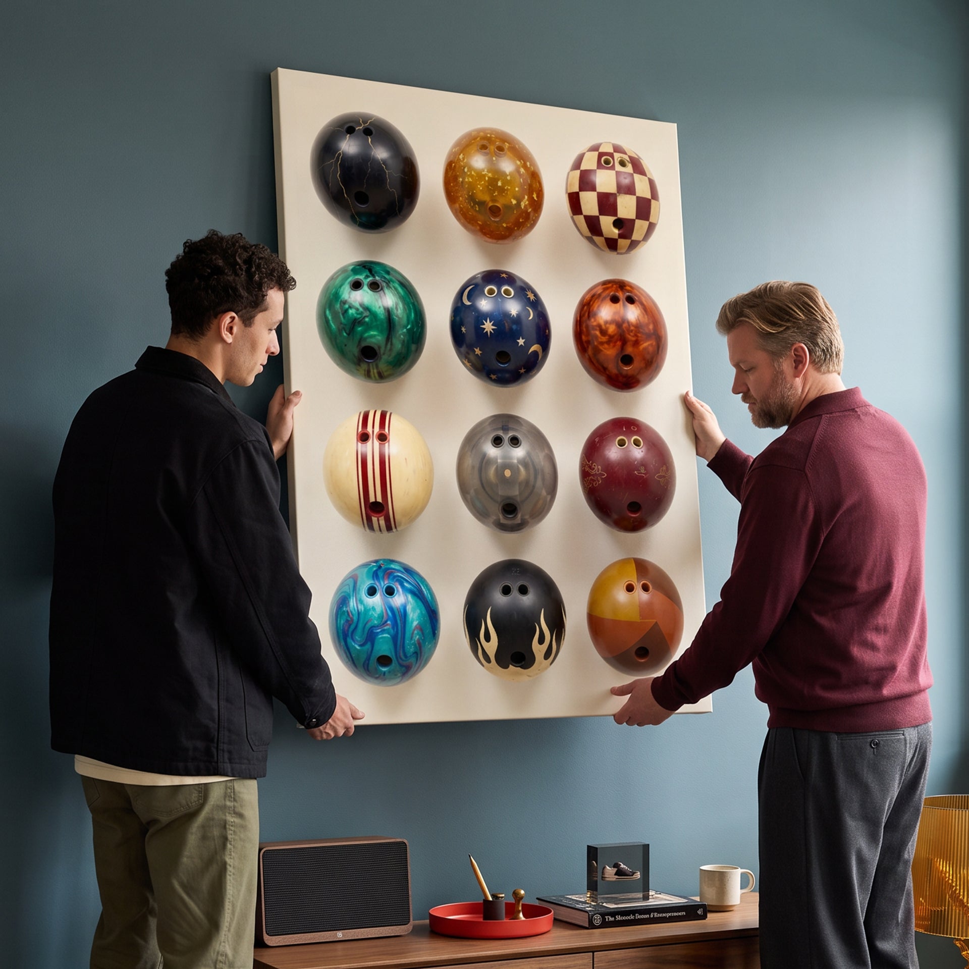 Bowling Ball Wall