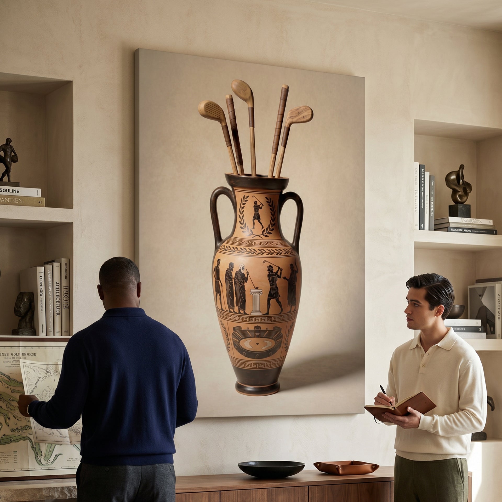 Greek Golf Vase