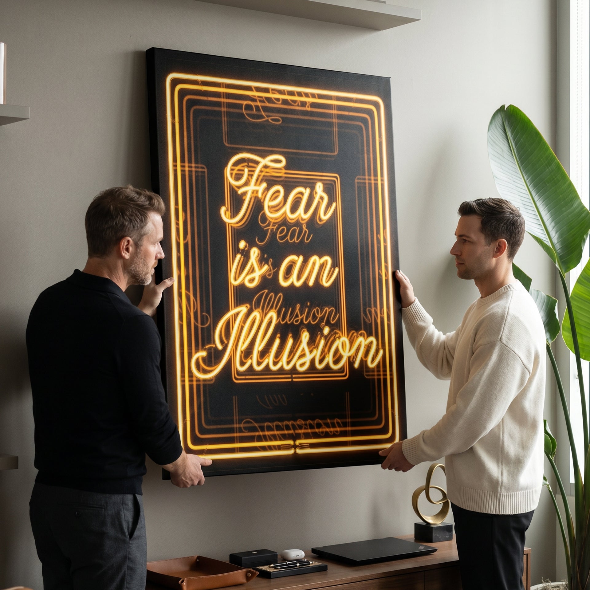 Fear is an Illusion - Neon Yellow