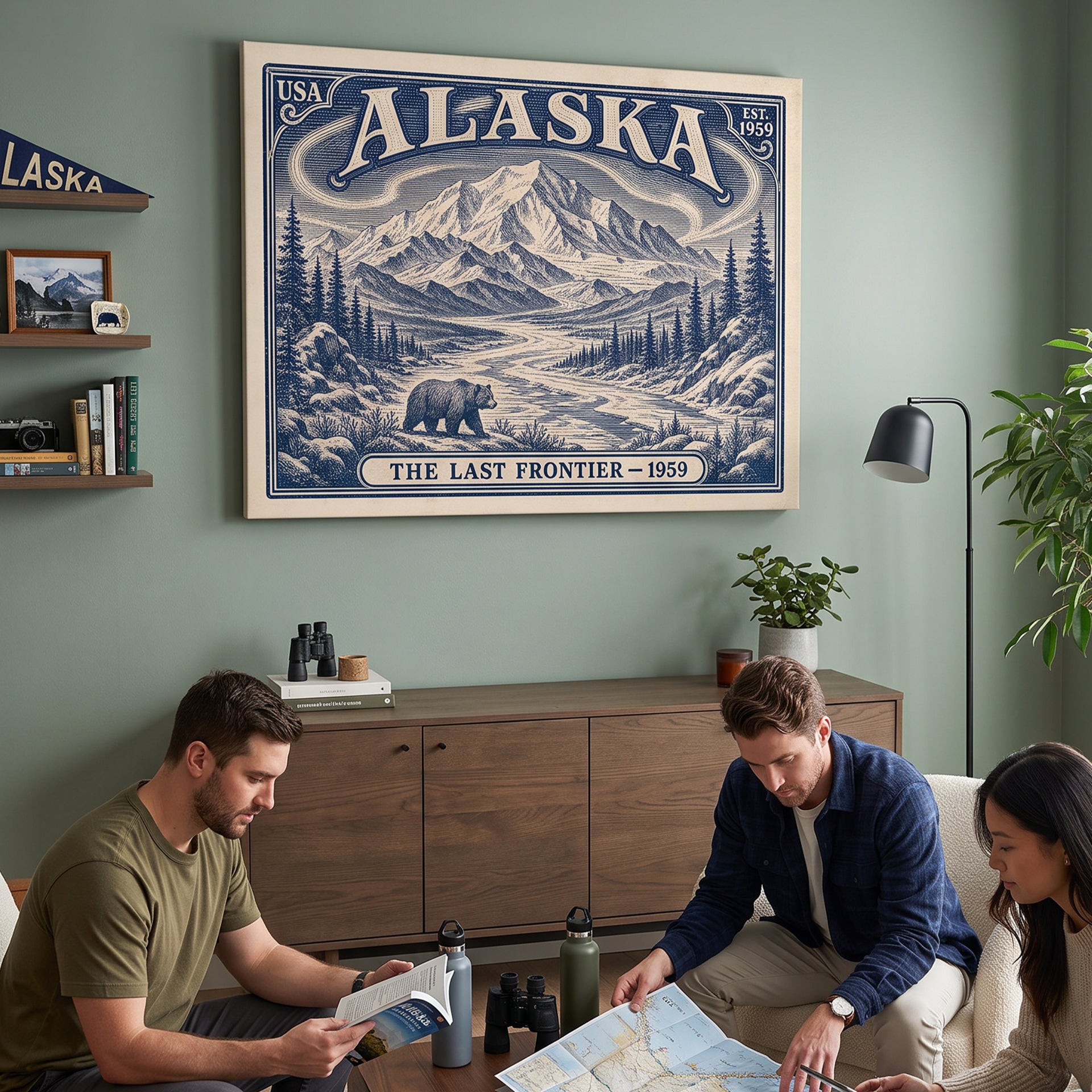 Alaska Postage Stamp