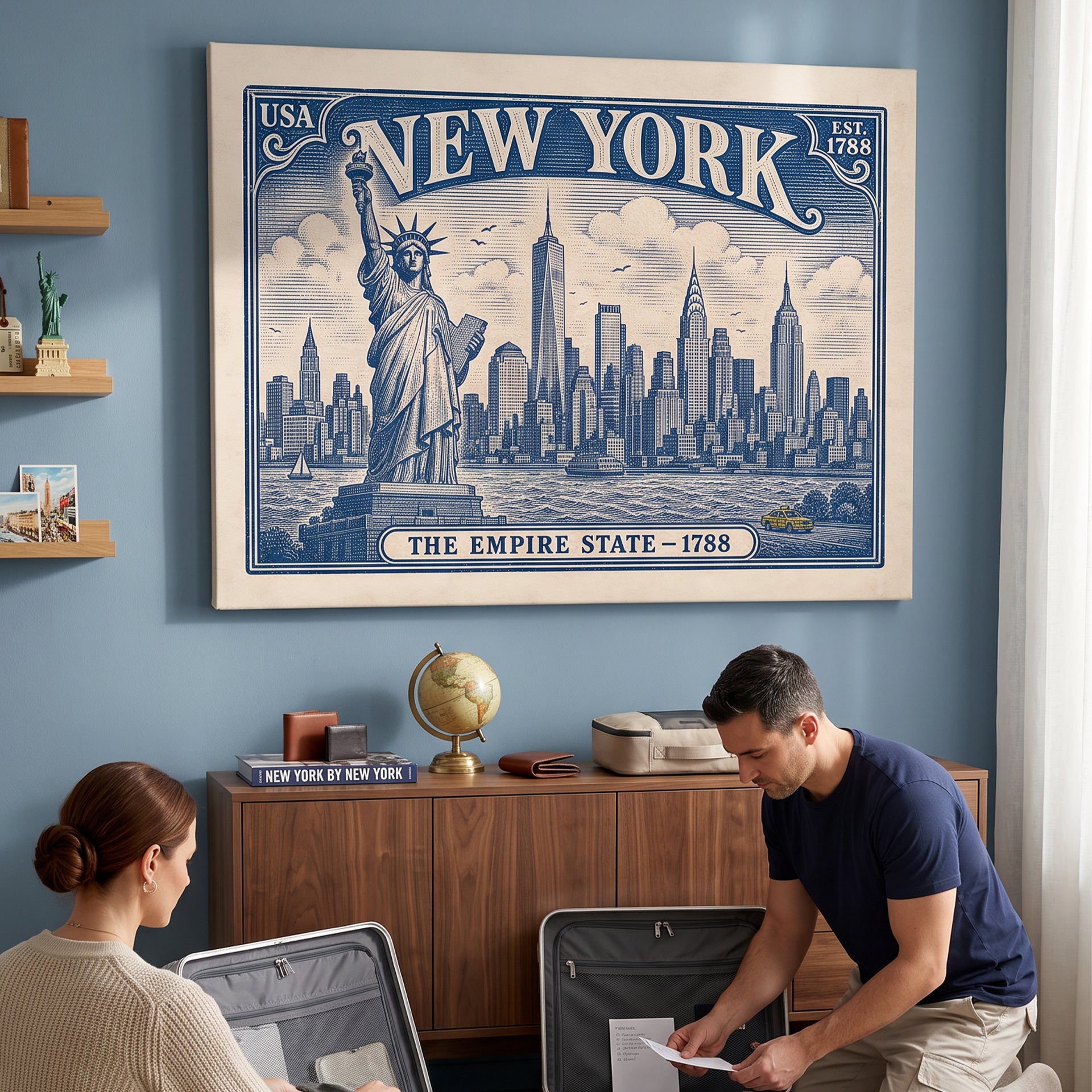 New York Postage Stamp