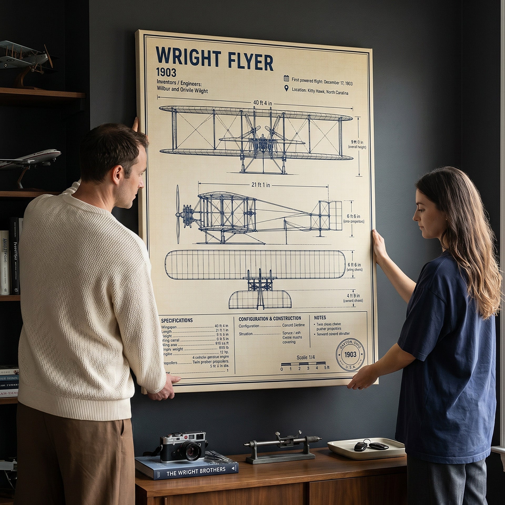 Wright Flyer Blueprint