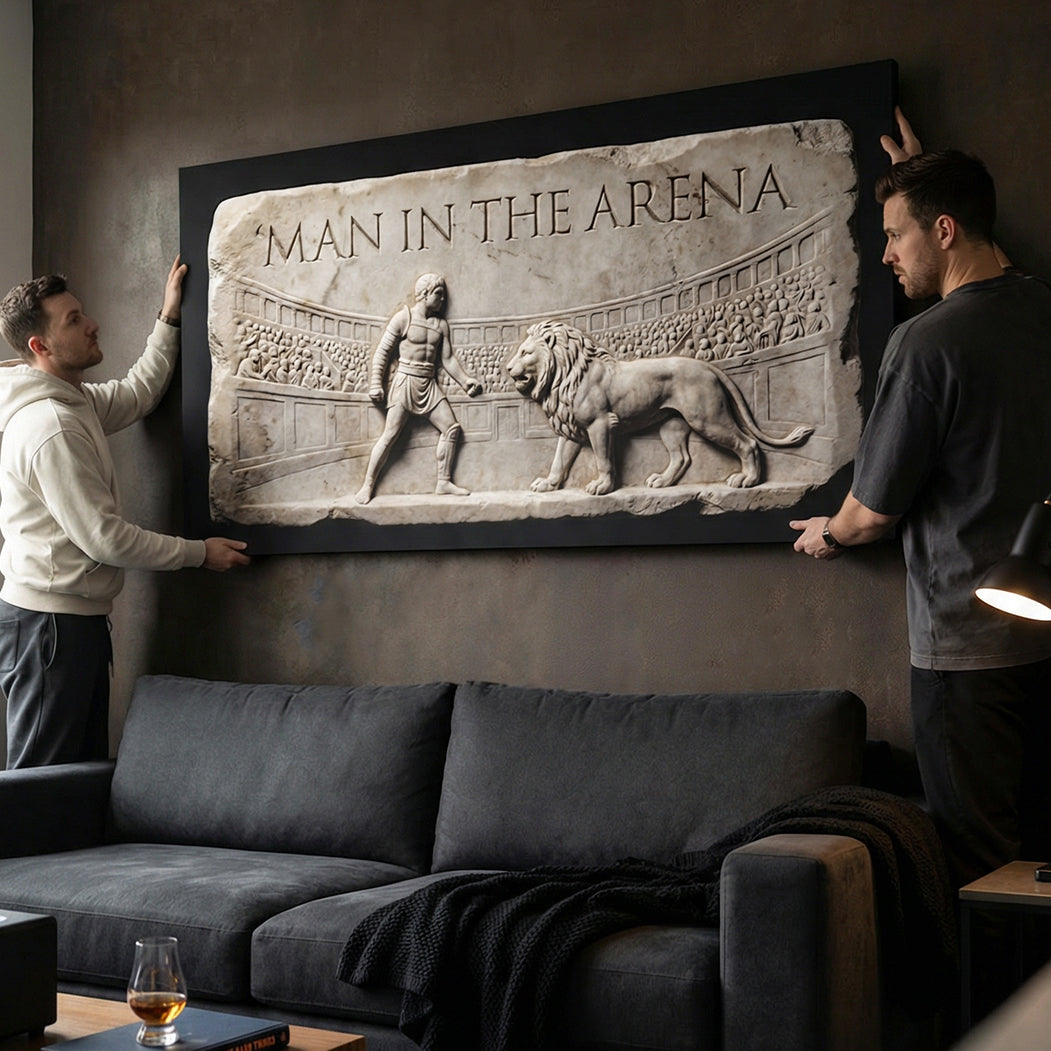 Man In The Arena Slab