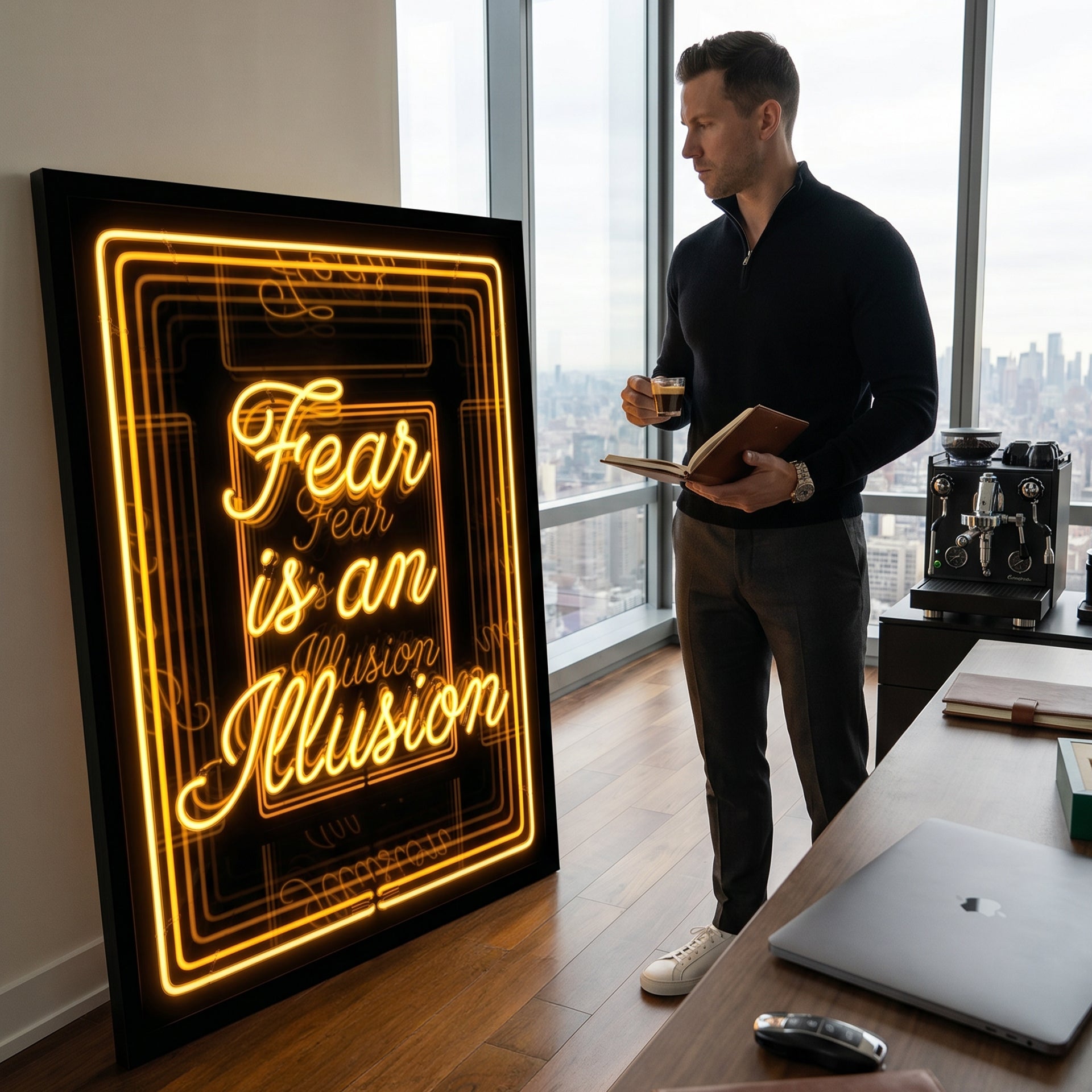 Fear is an Illusion - Neon Yellow