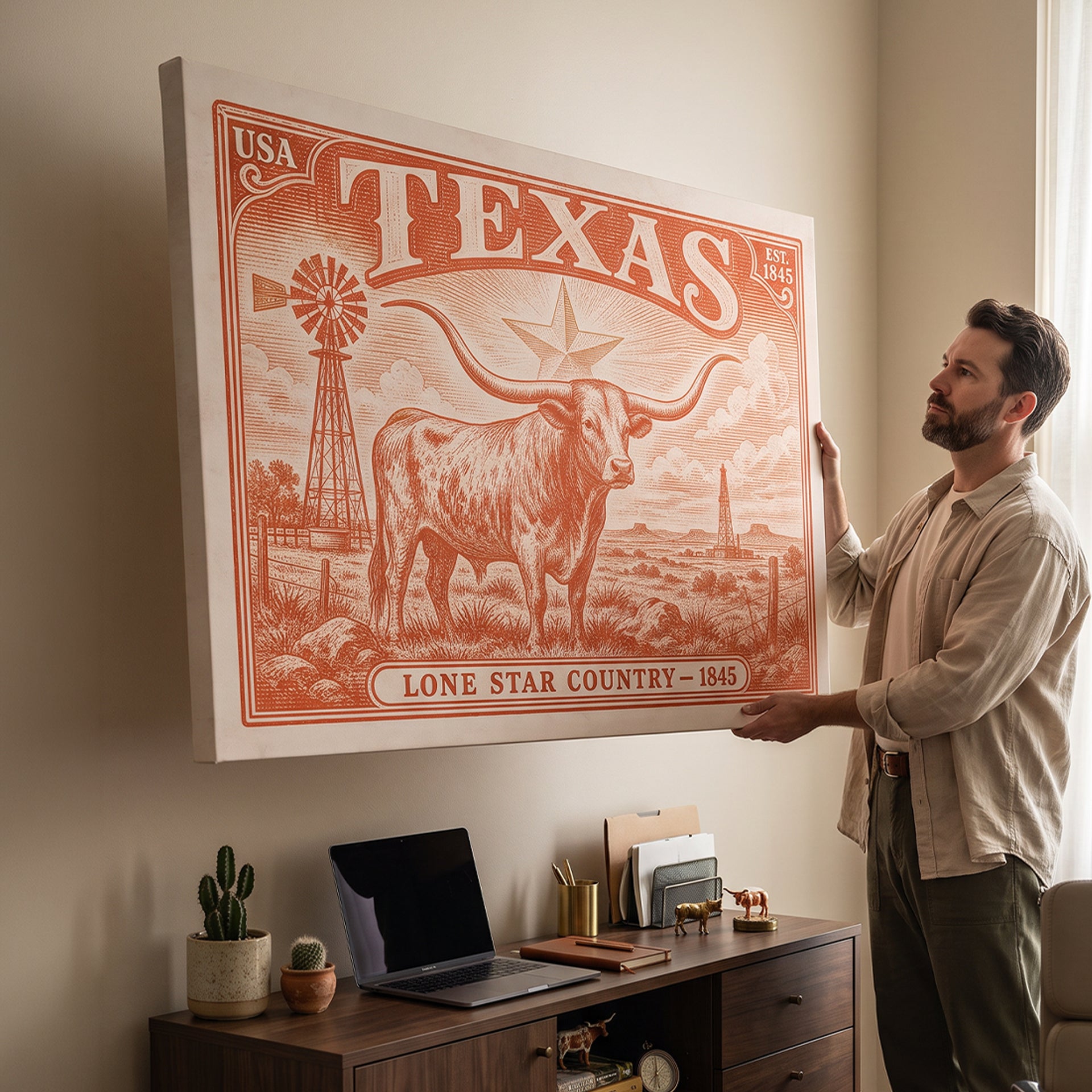 Texas Postage Stamp