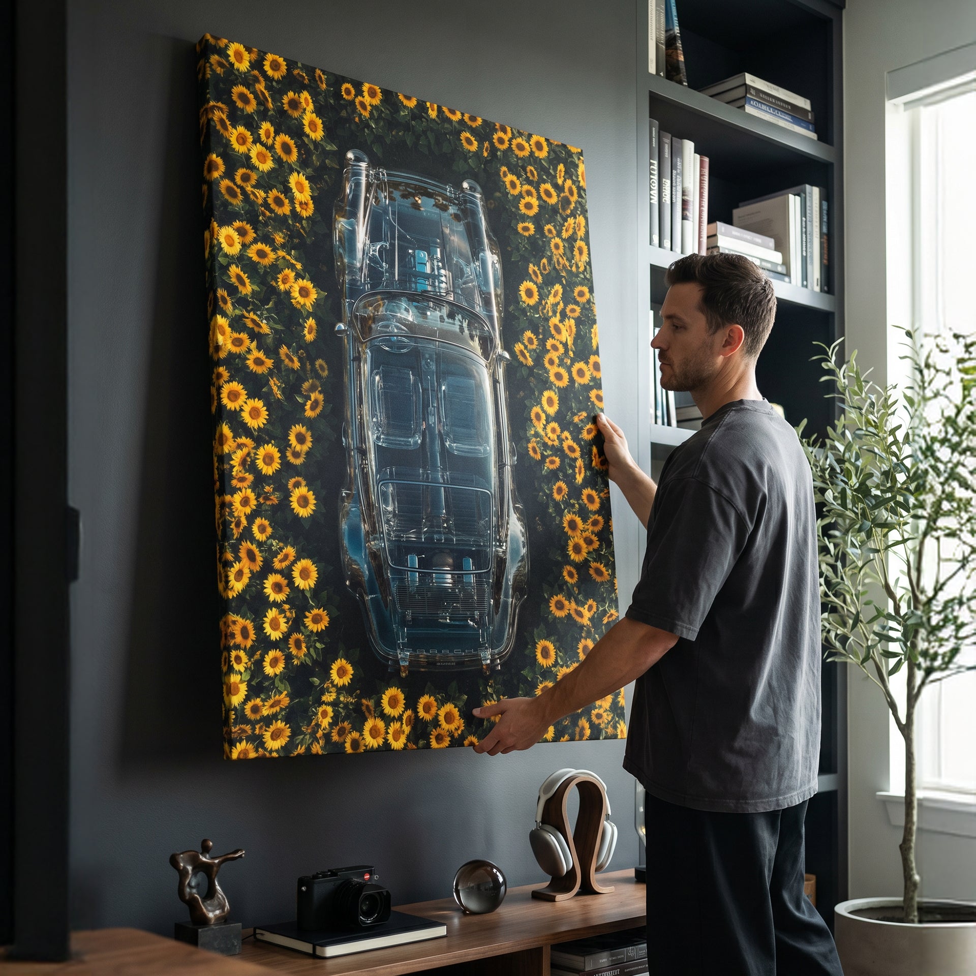 Porsche Sunflower Glass
