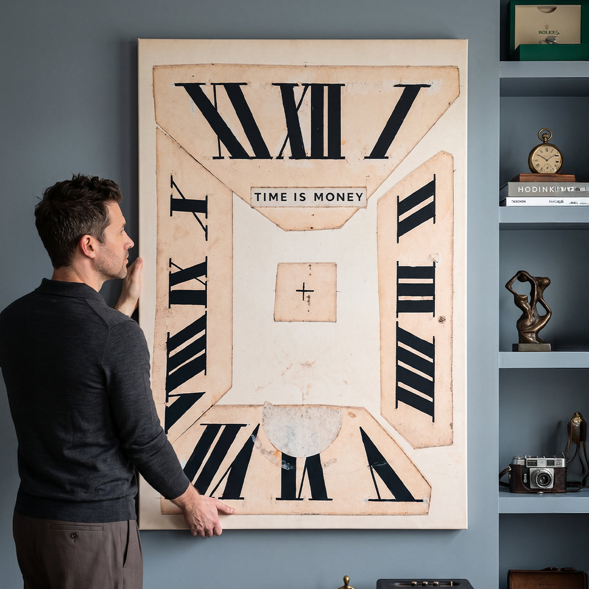 Time Is Money Paper Watch