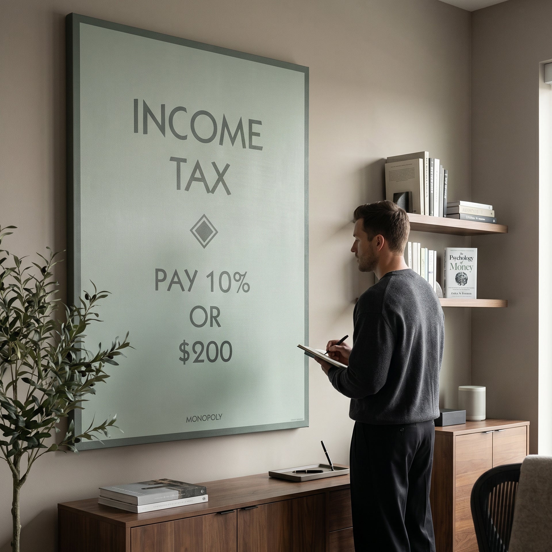 Monopoly - Income Tax - Pastel