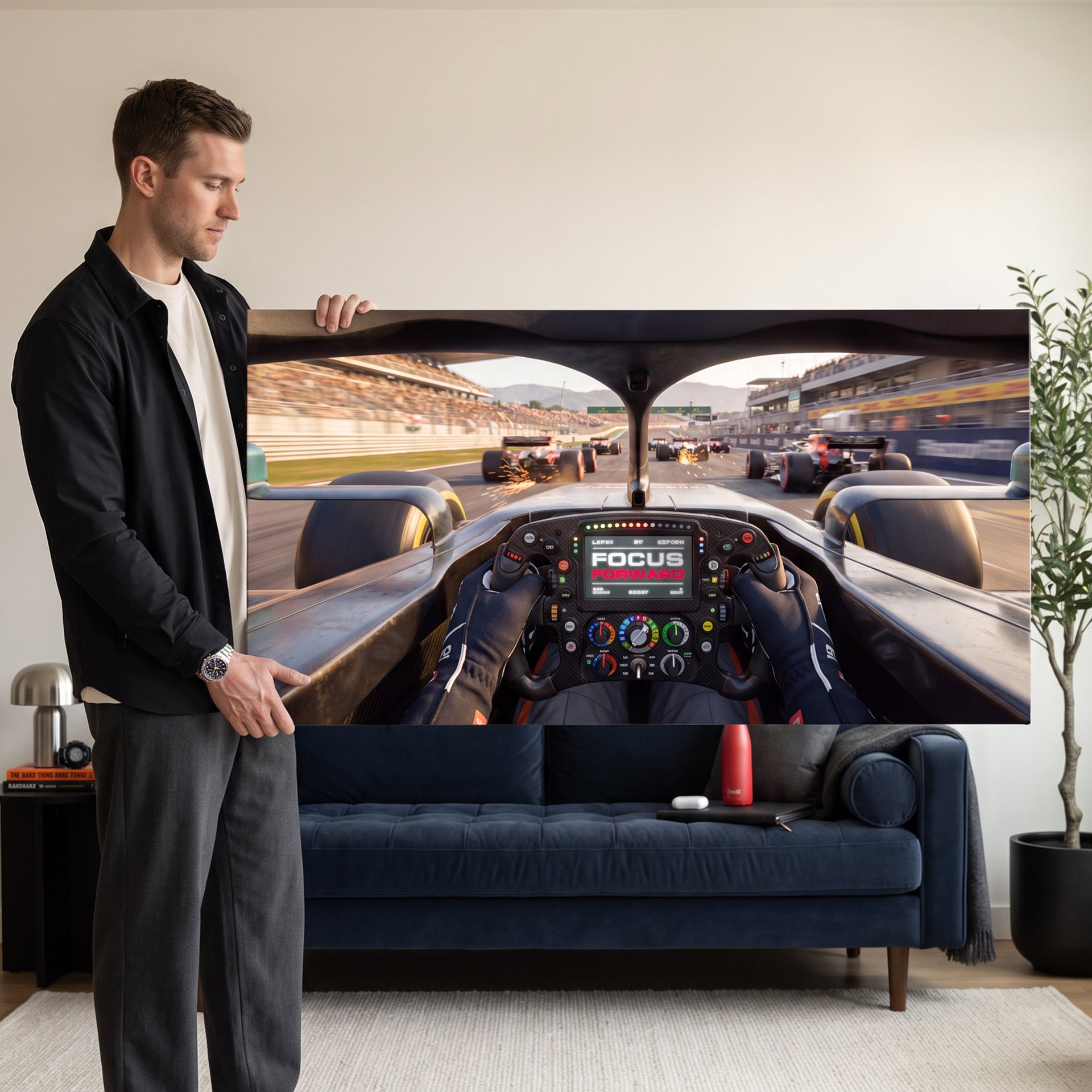 F1 Cockpit Focus Forward