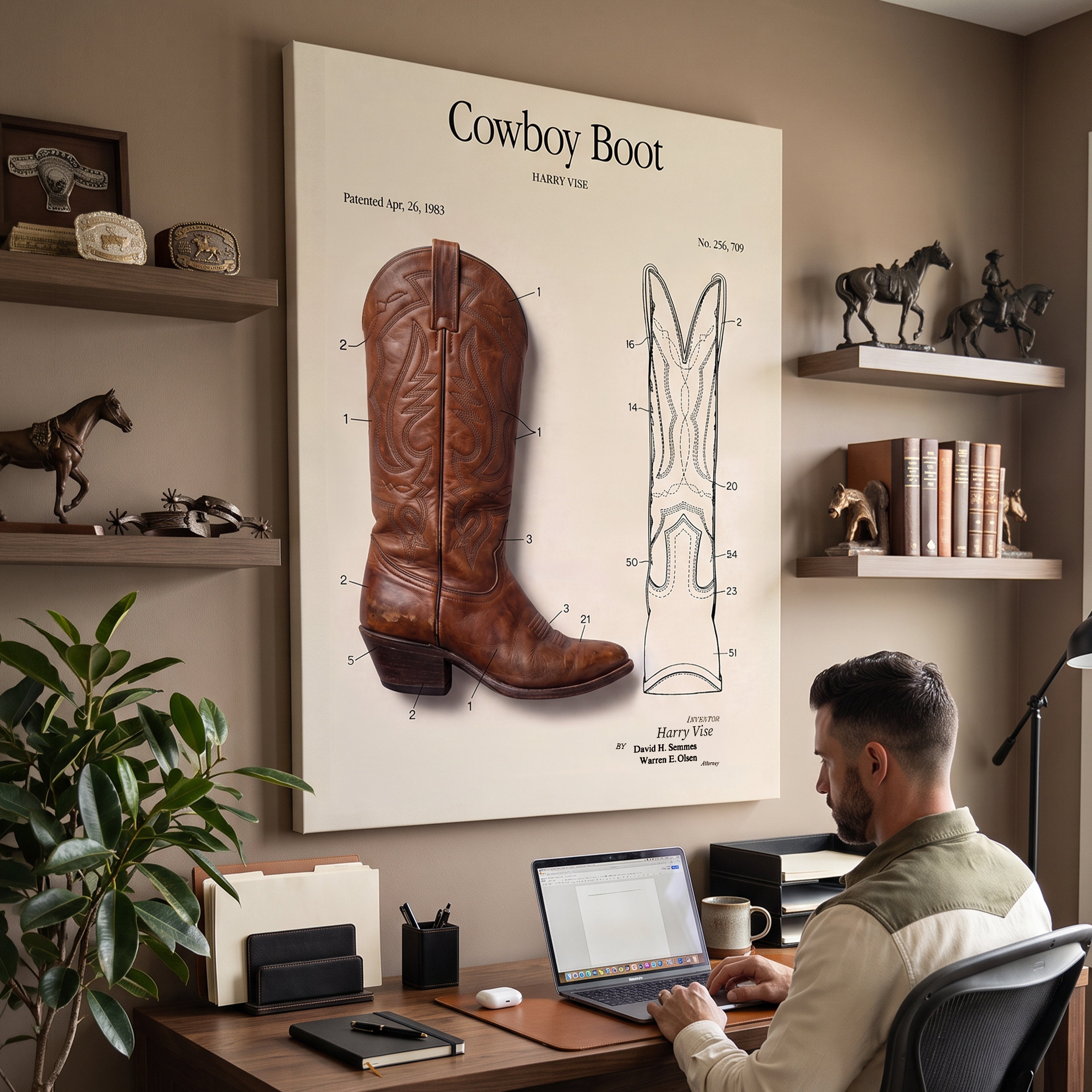 Cowboy Boot Patent