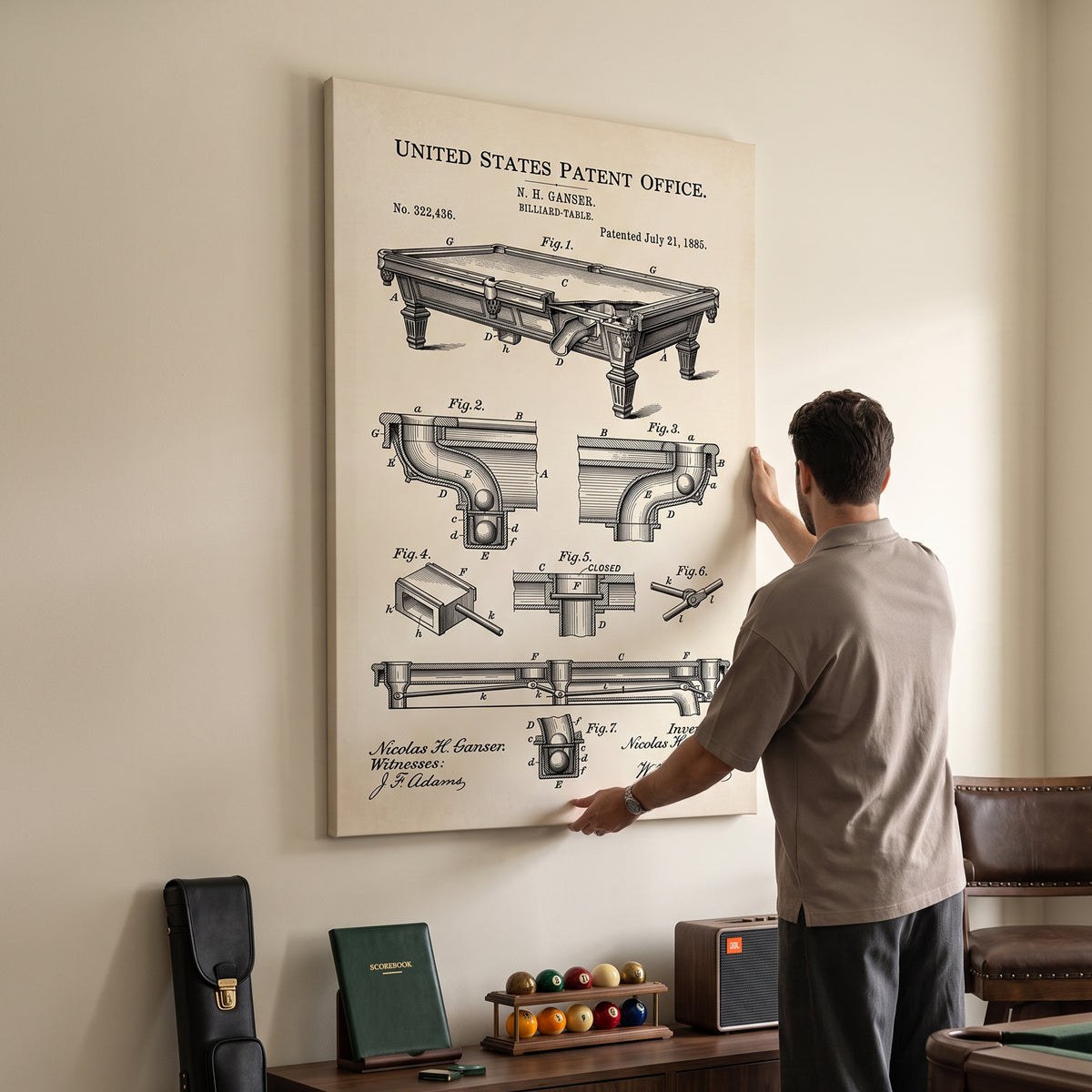Billiard Table Patent