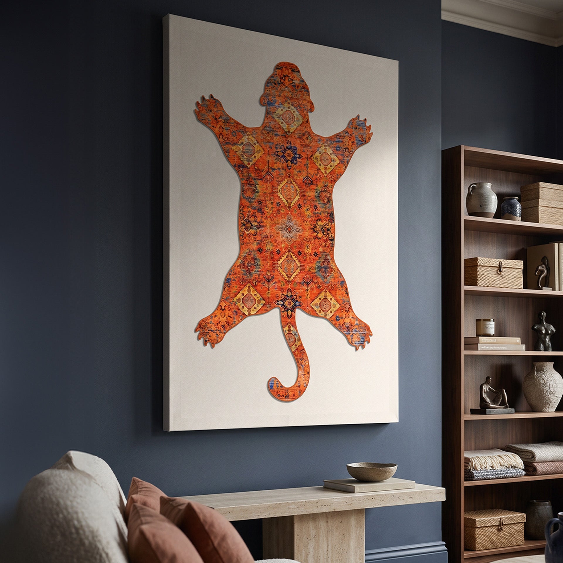 Tiger Rug Orange