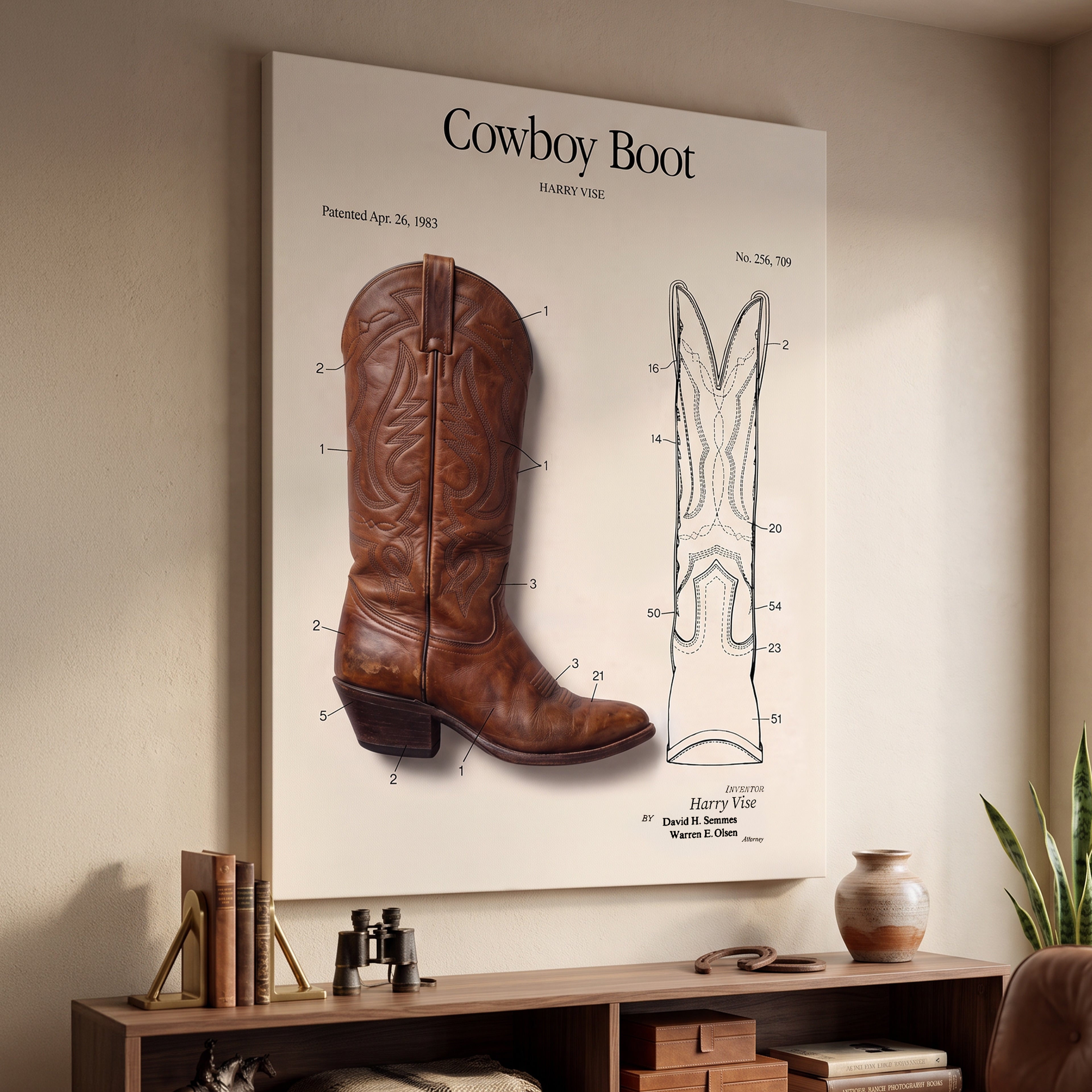 Cowboy Boot Patent