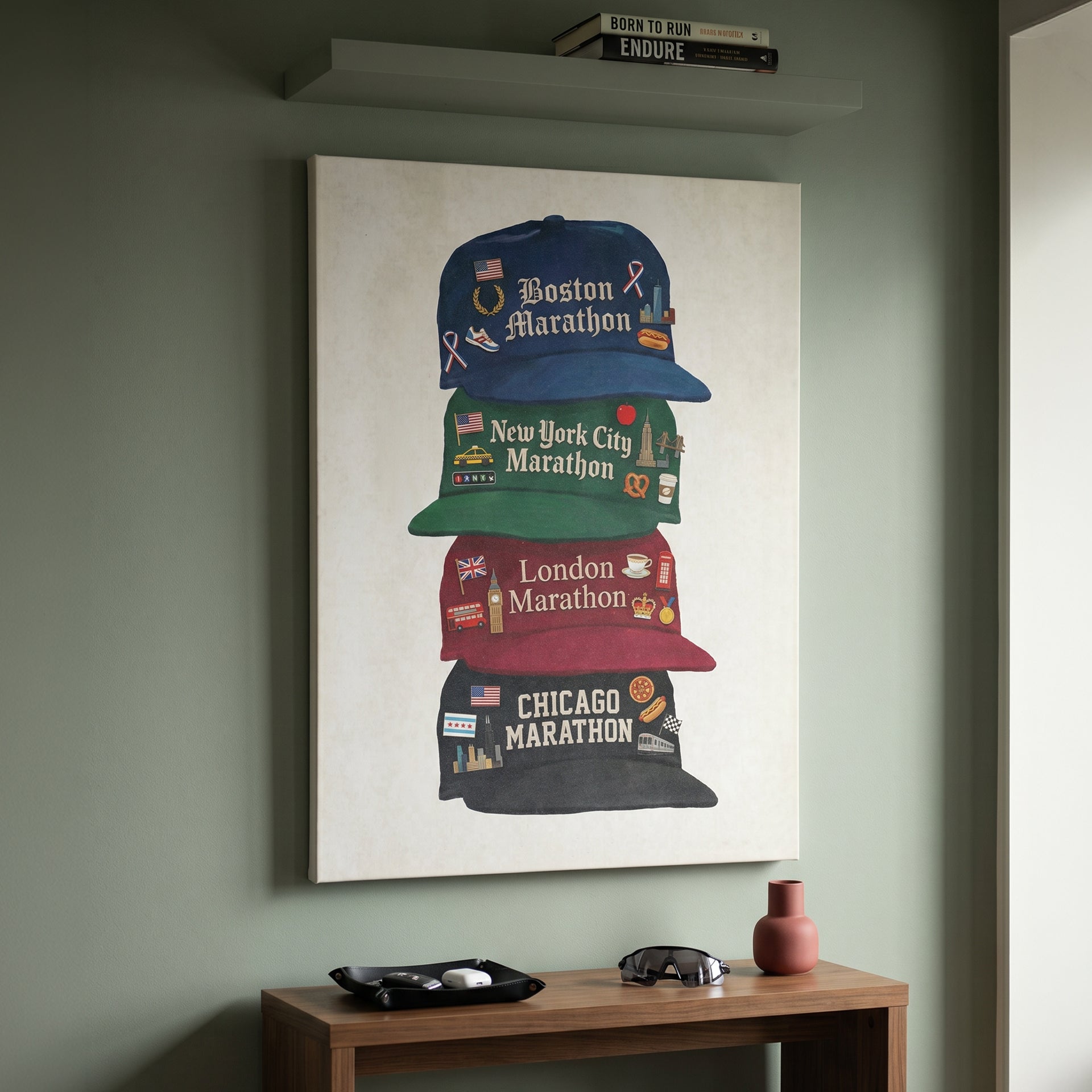 Marathon Caps - Illustration