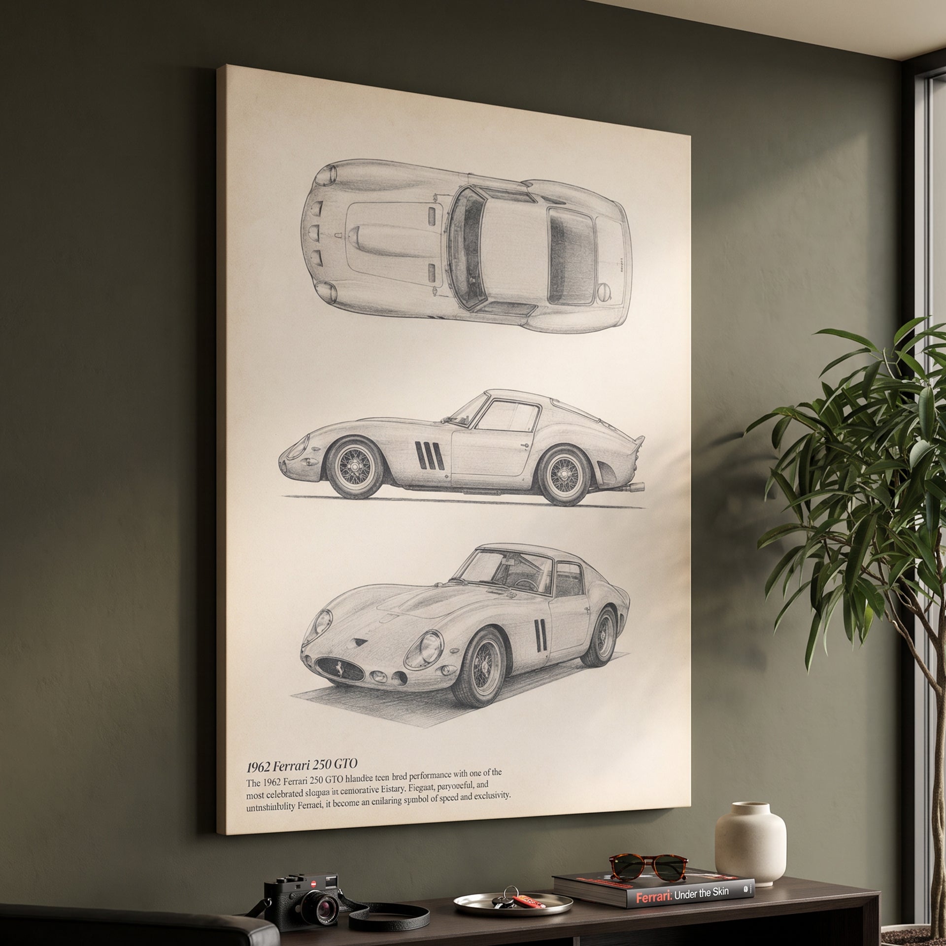 250 GTO Sketch