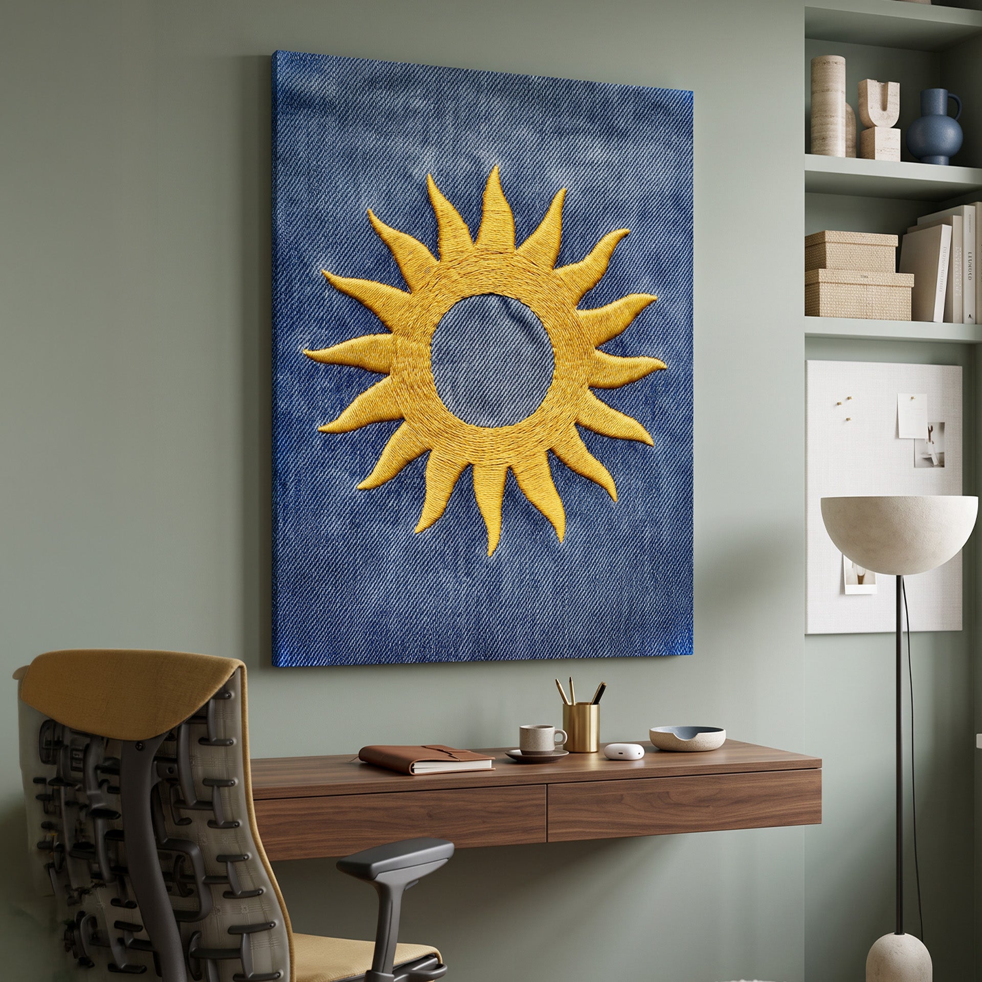 Sun Denim Embroider