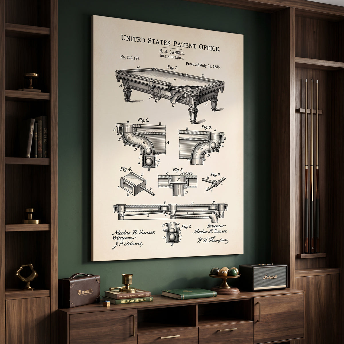 Billiard Table Patent