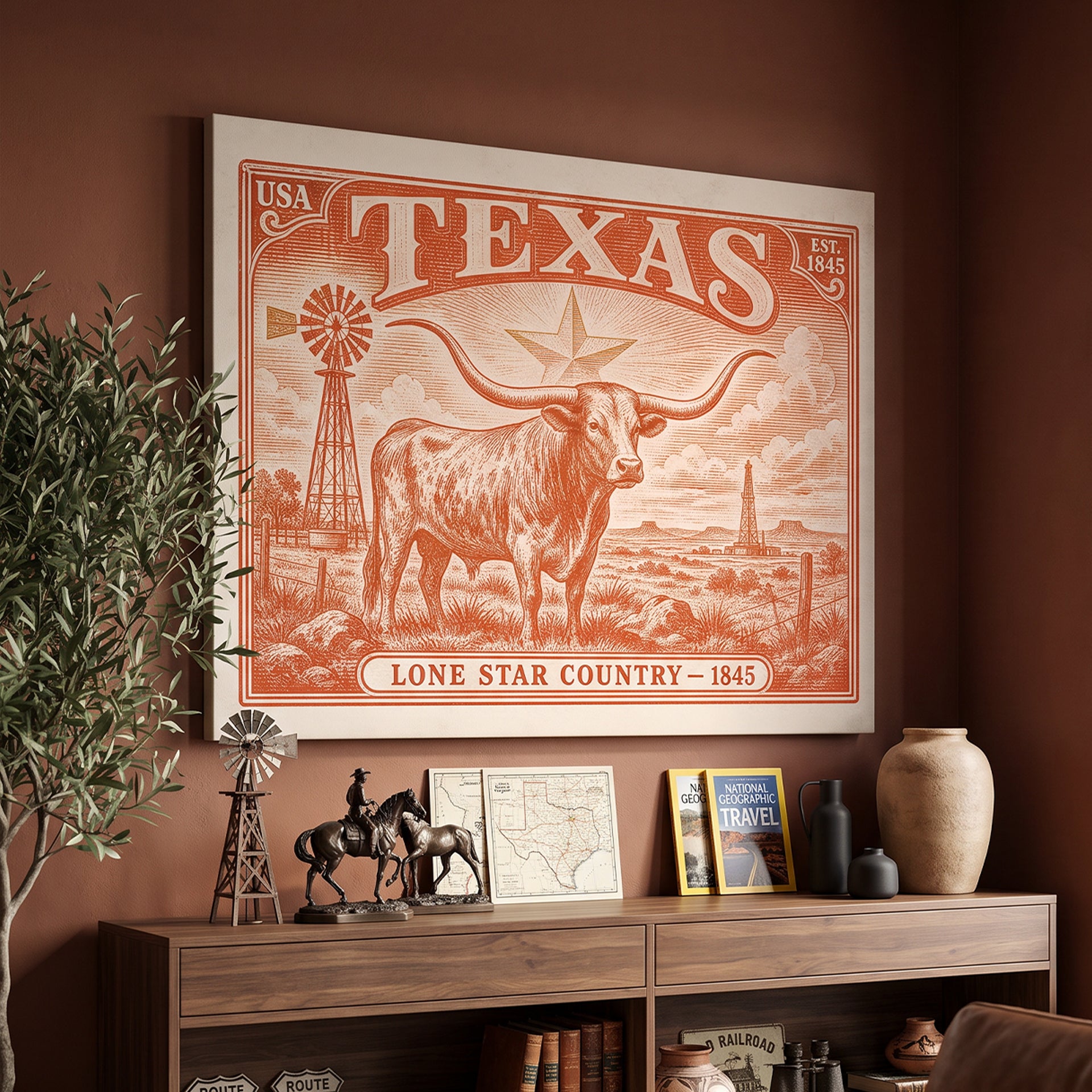 Texas Postage Stamp