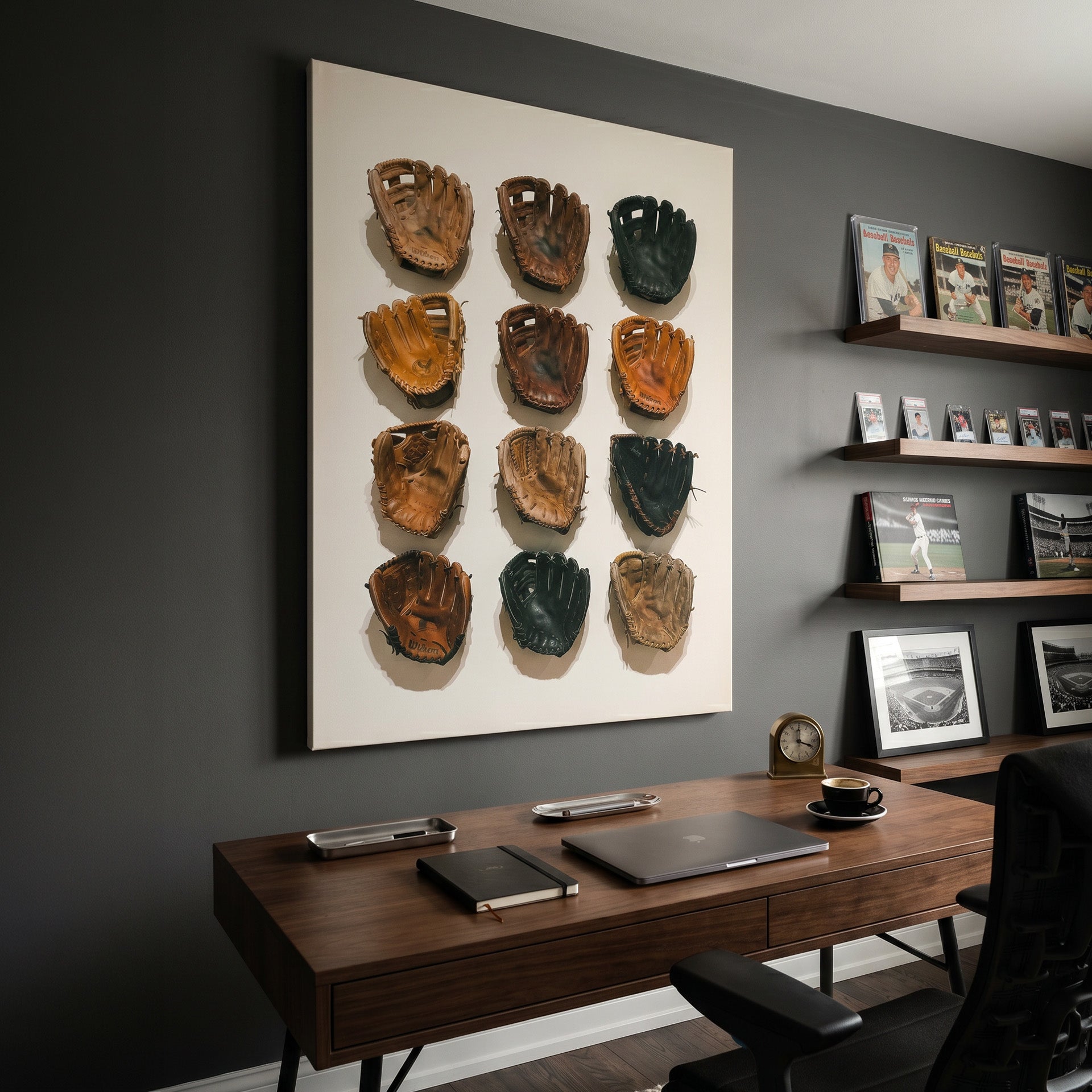 Baseball Glove Wall