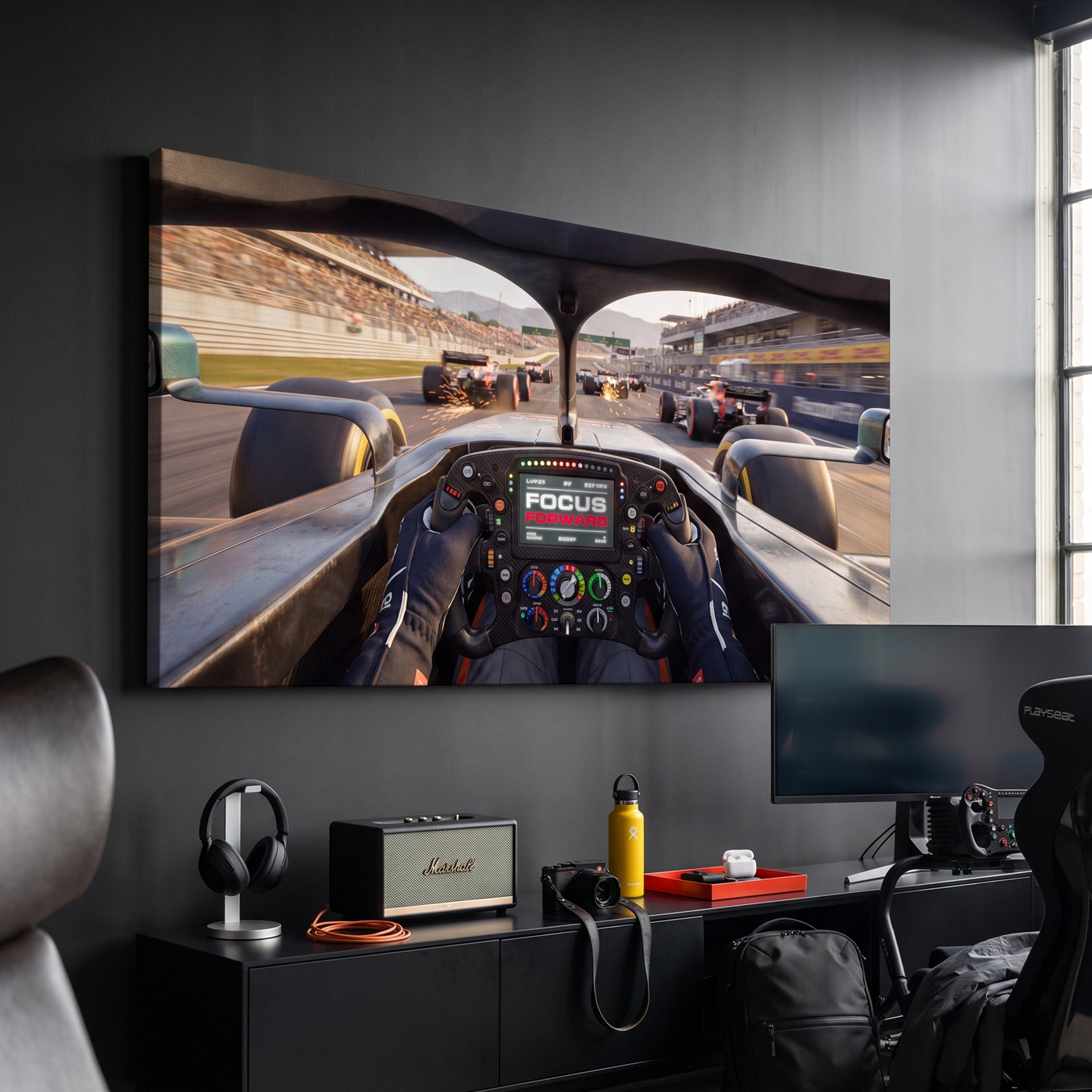 F1 Cockpit Focus Forward