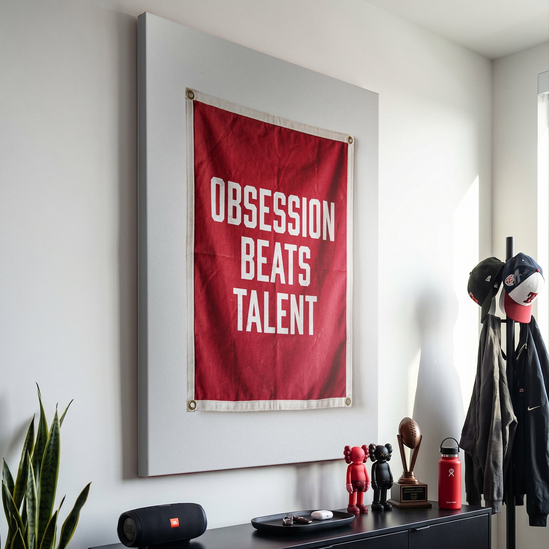 Obsession Beats Talent - Flag