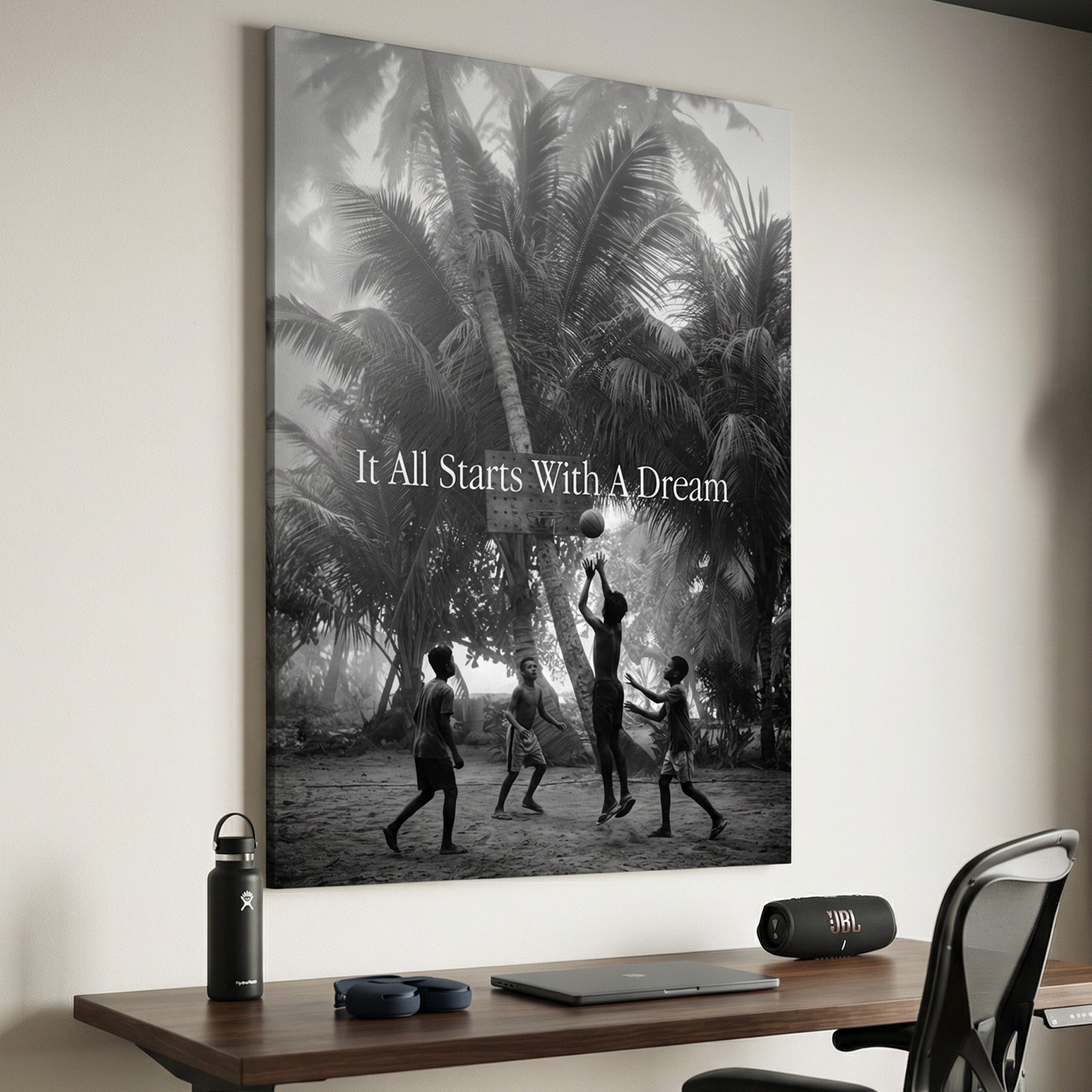 It All Start Out With A Dream And A Hoop