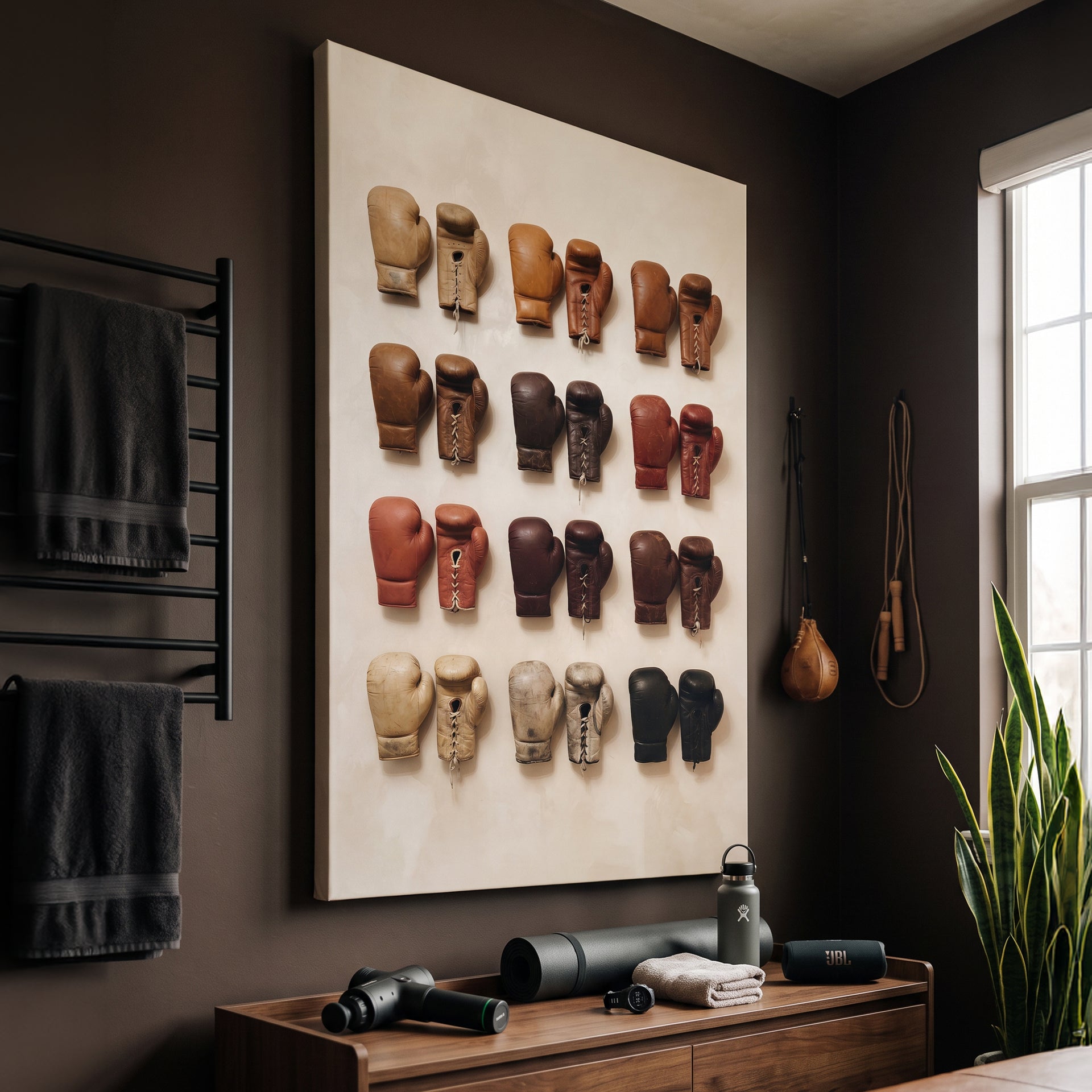 Boxing Gloves Wall