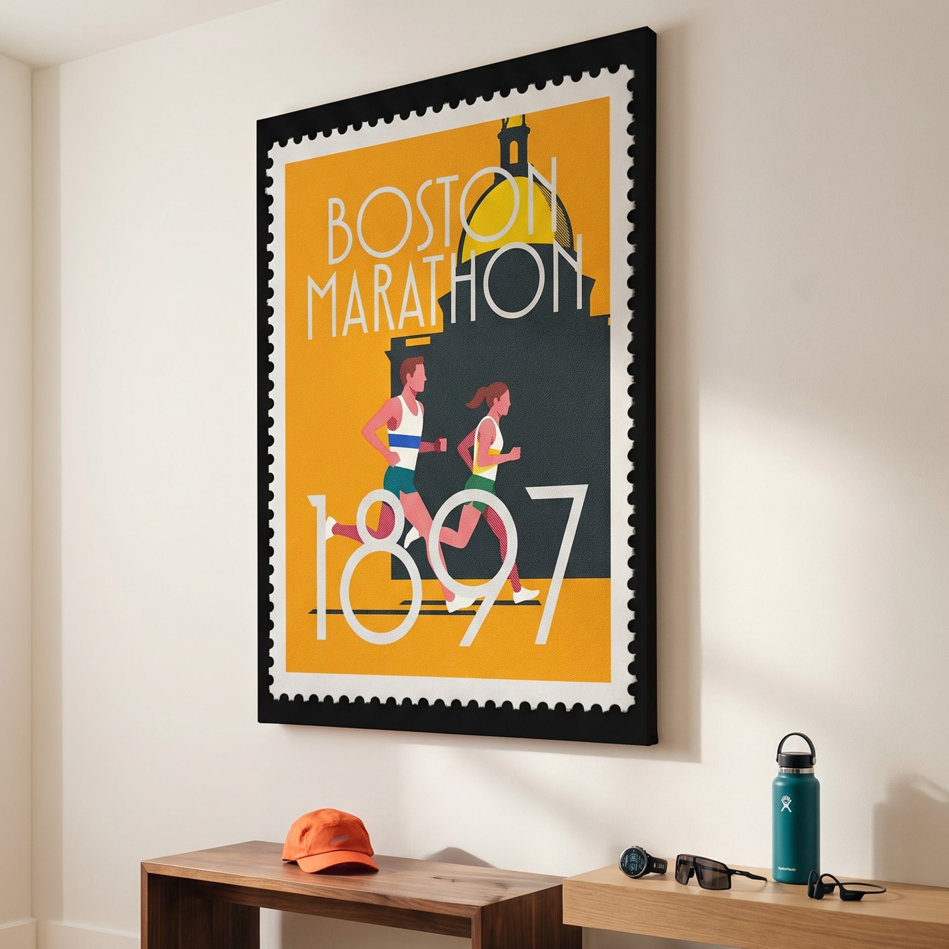 Boston Marathon - Postage