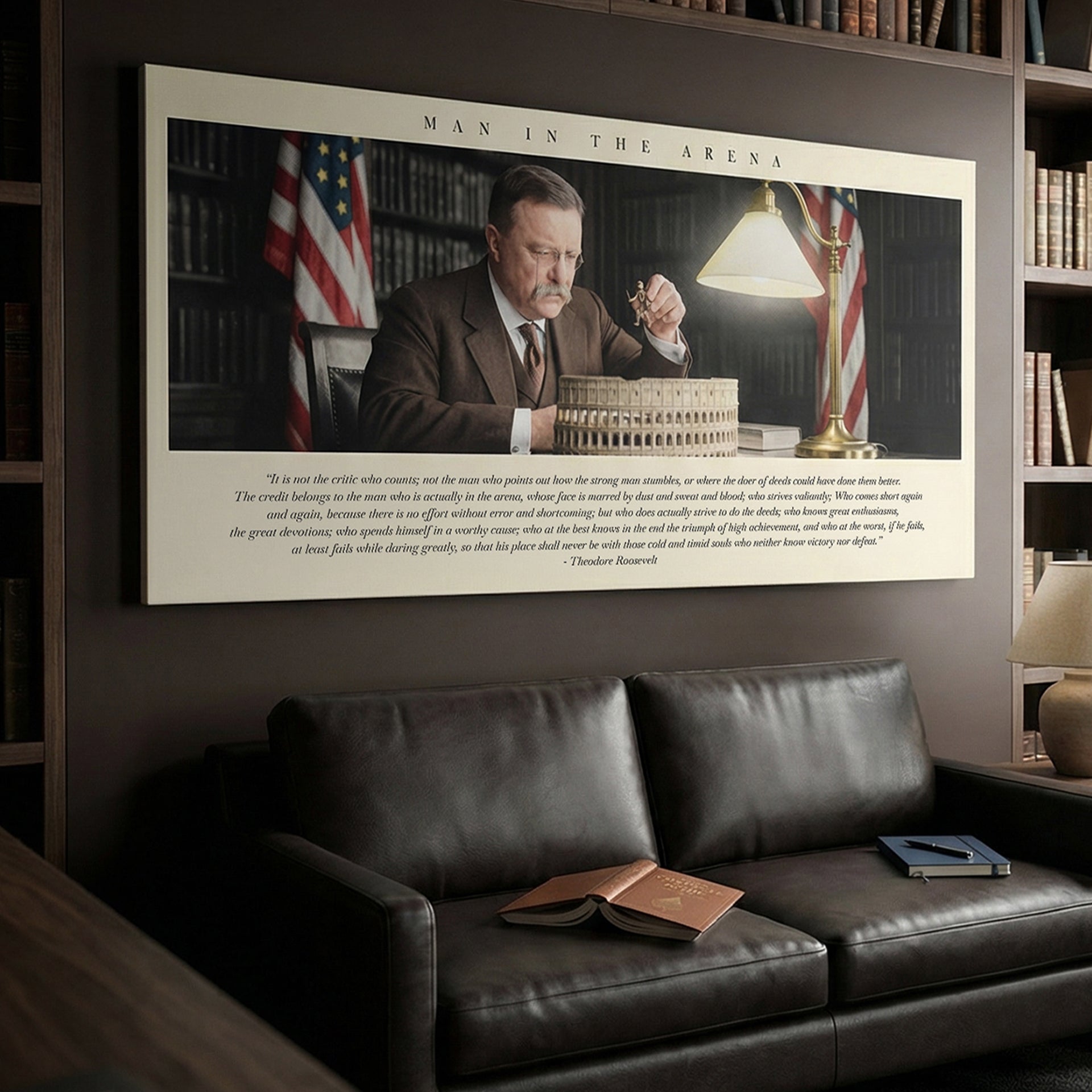 Man In The Arena - Desk