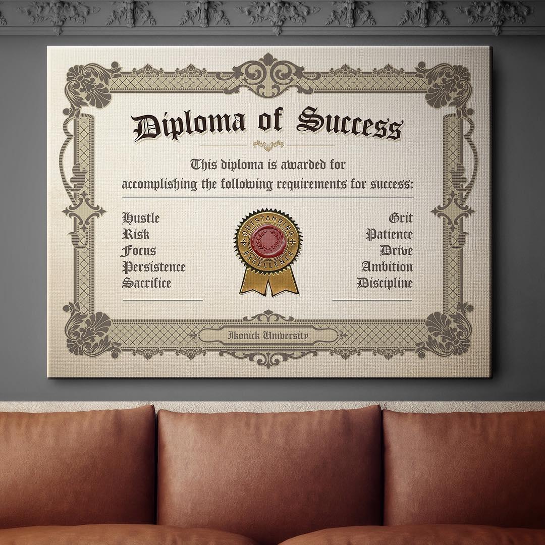 Diploma Of Success - IKONICK - IKONICK Original