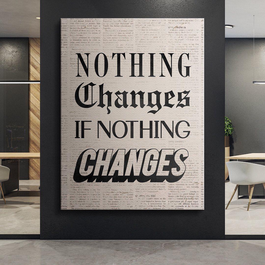 Nothing Changes Newspaper - IKONICK - Brian Mazza