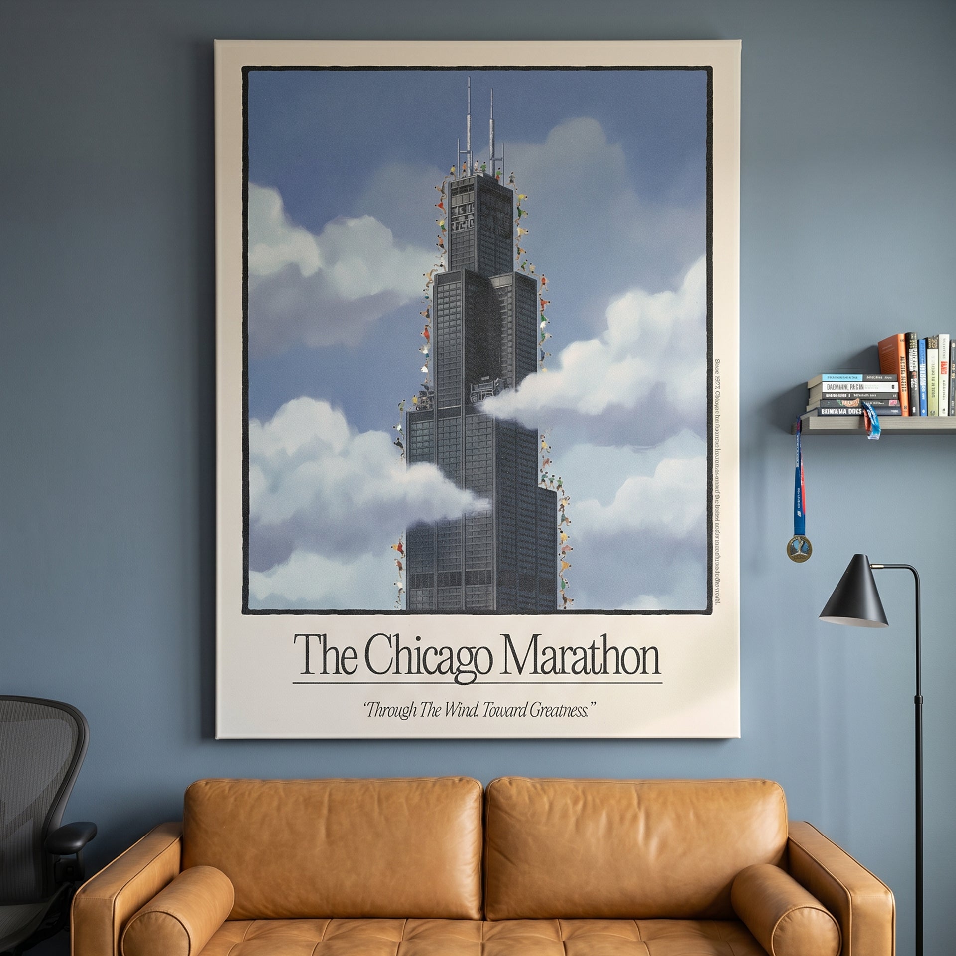 Chicago Marathon - Vintage Poster