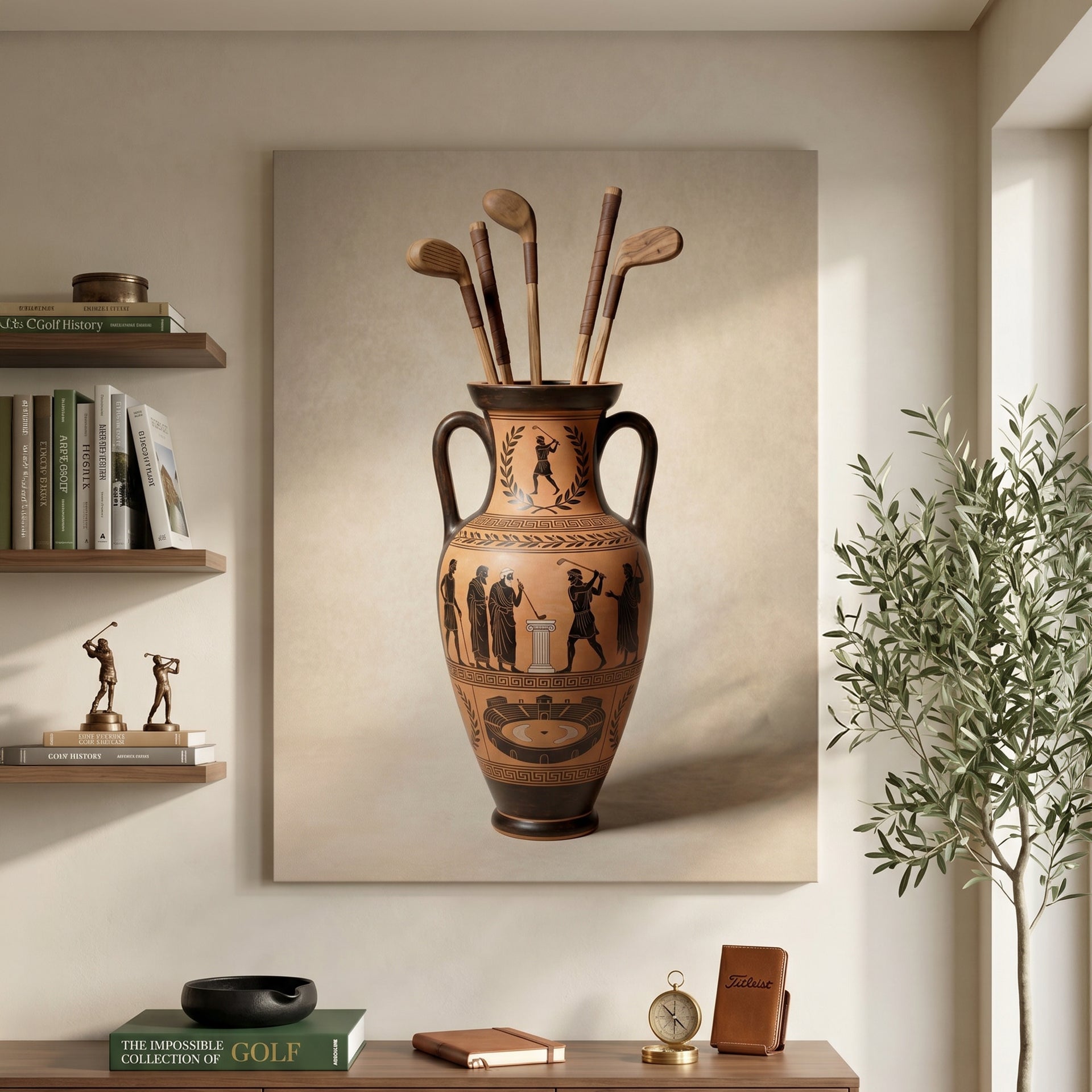 Greek Golf Vase