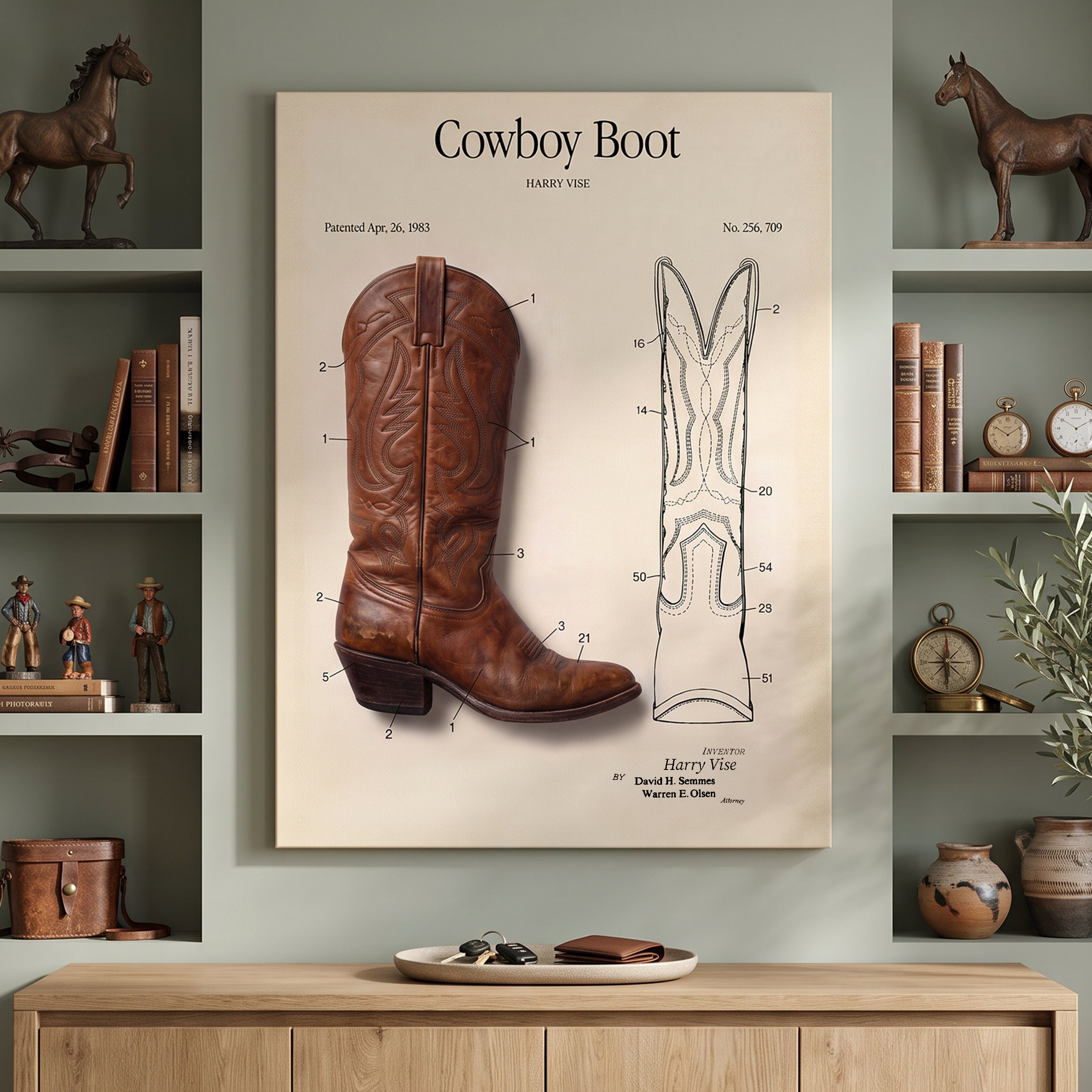 Cowboy Boot Patent
