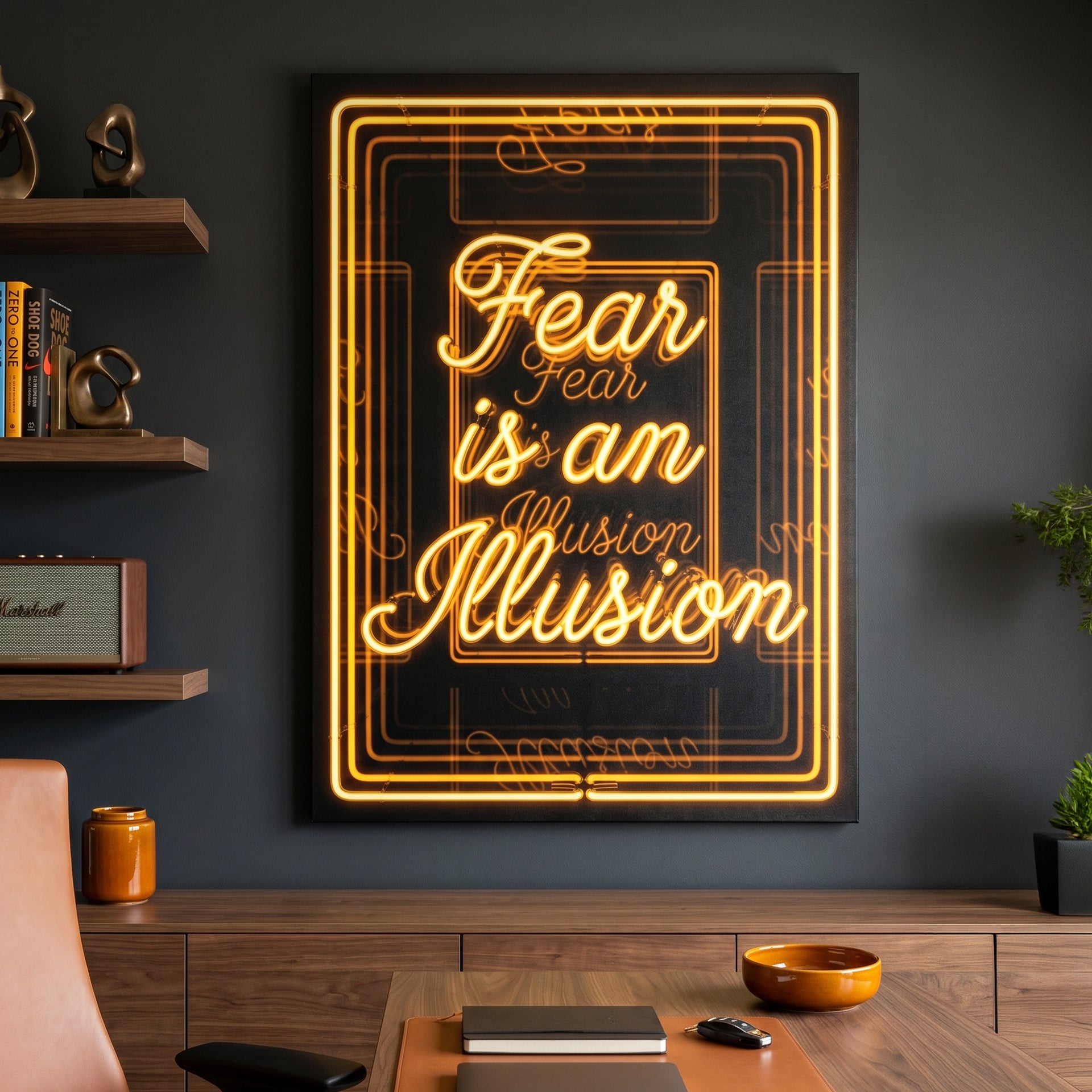 Fear is an Illusion - Neon Yellow