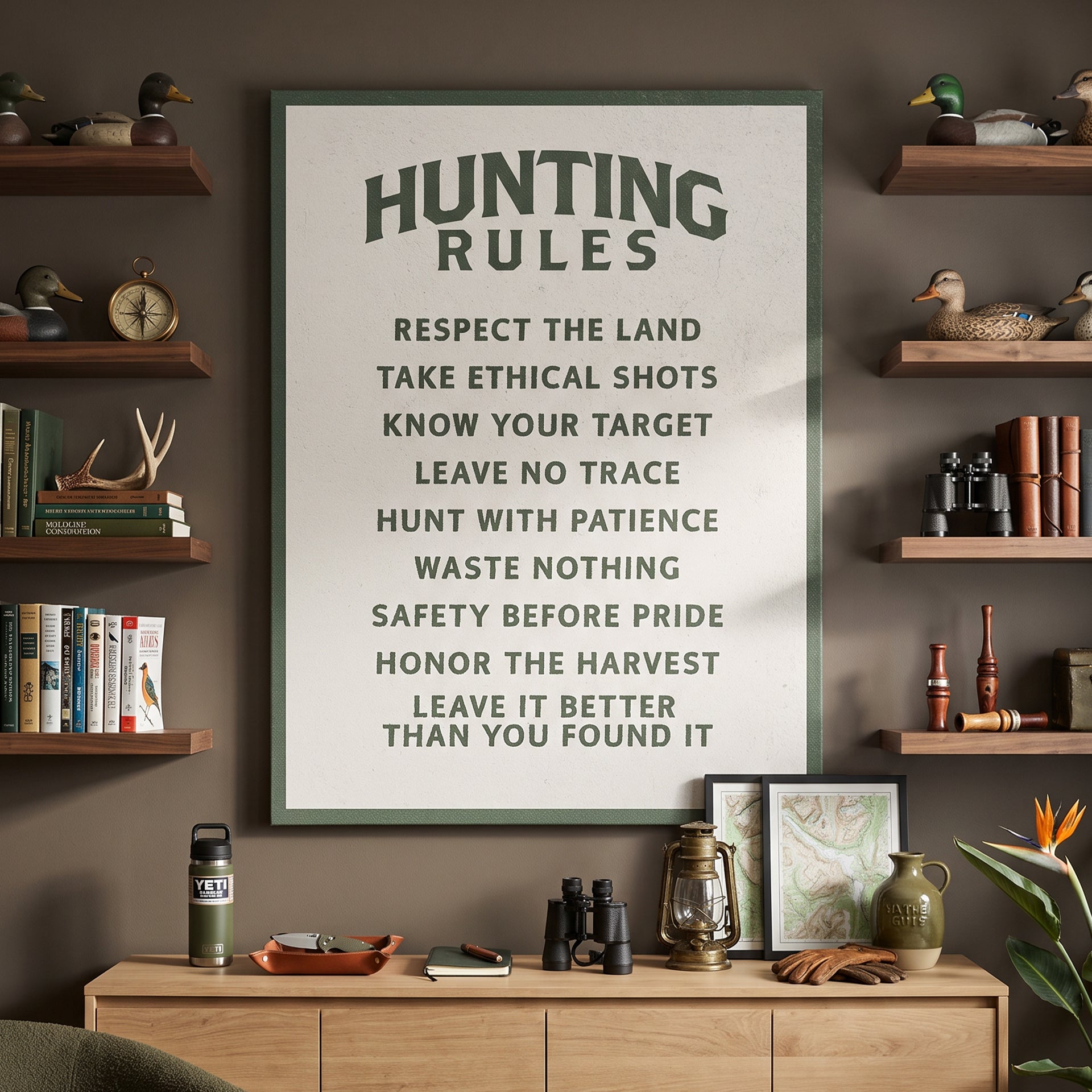 Hunting Rules Green