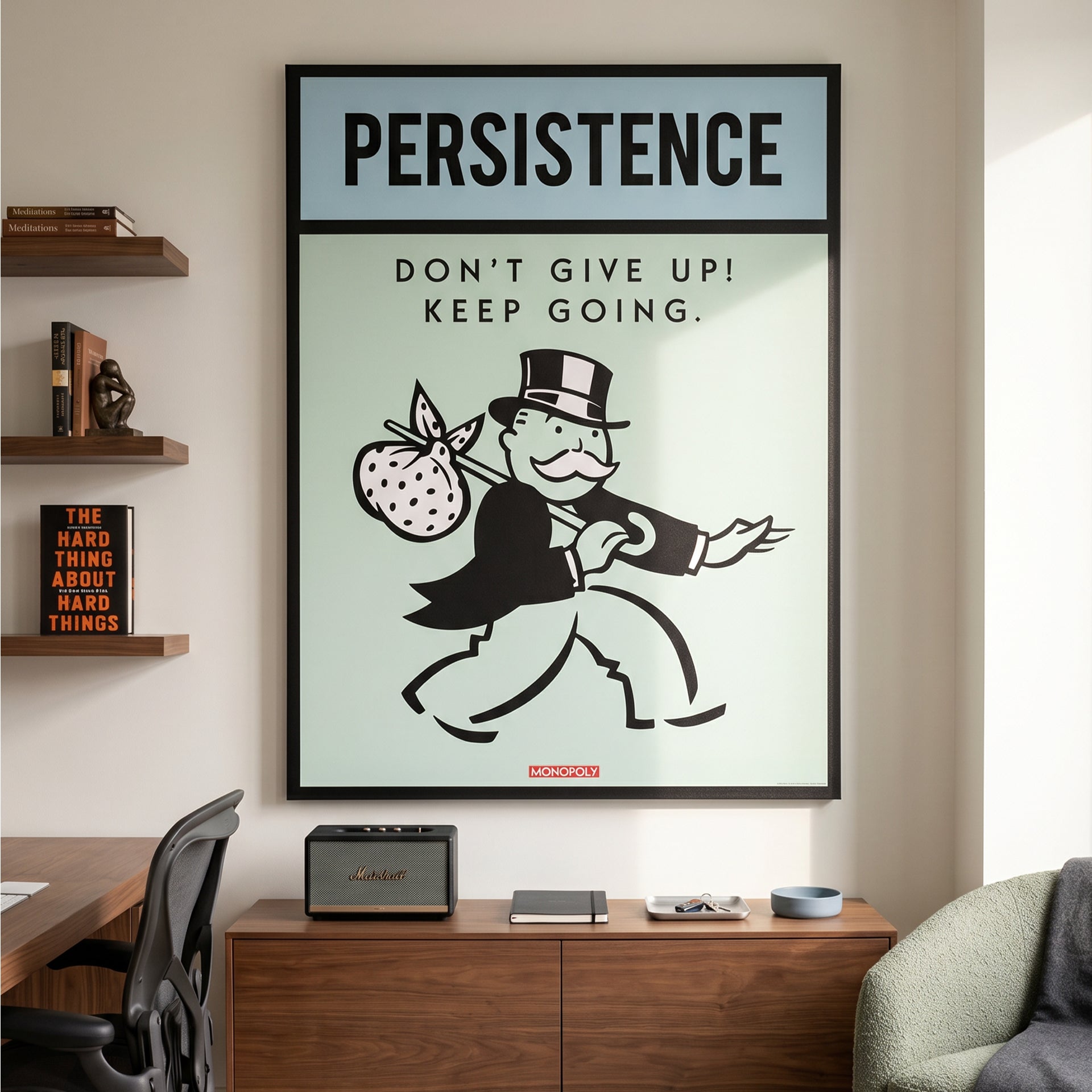 Monopoly Poster | Persistence - Licensed Canvas Art