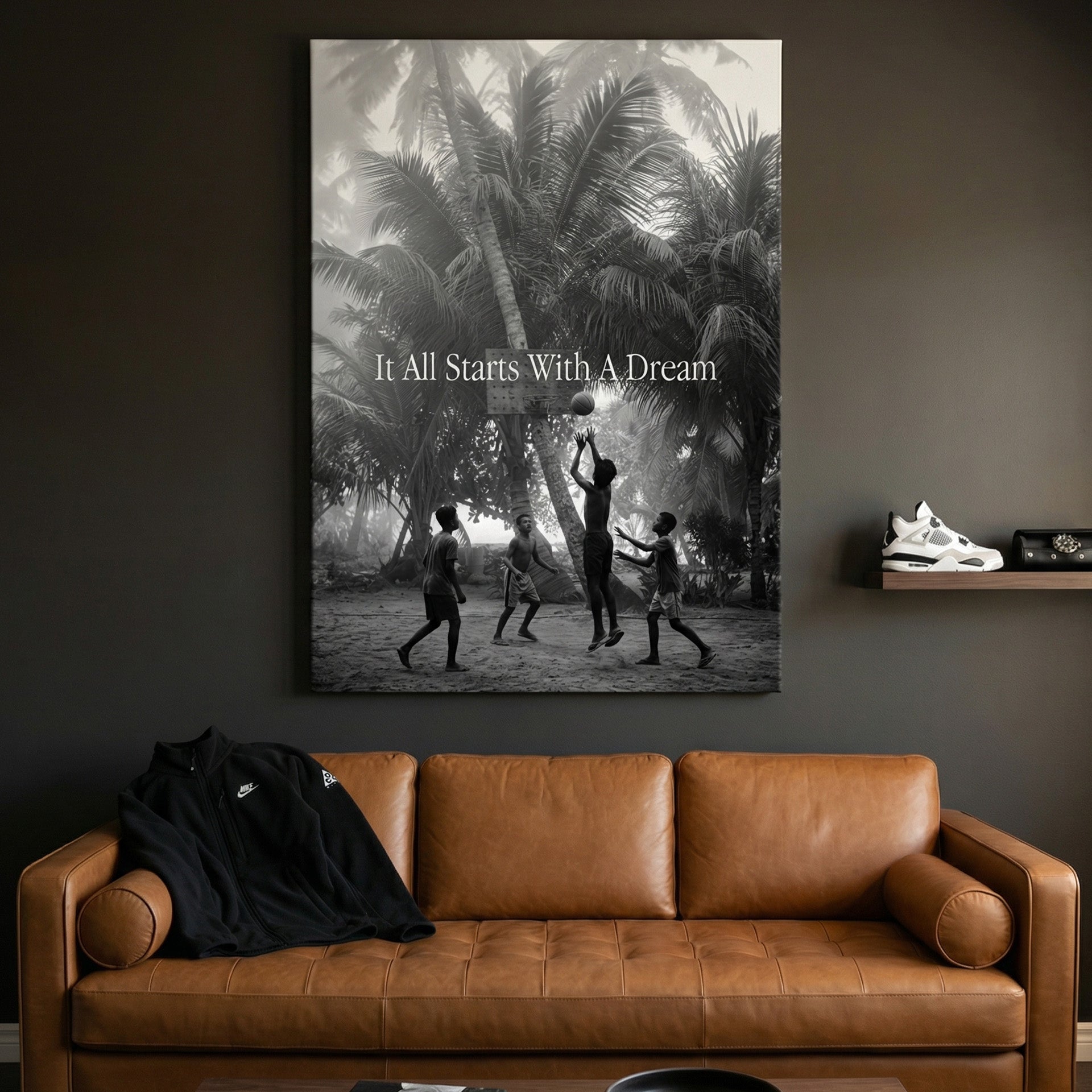 It All Start Out With A Dream And A Hoop