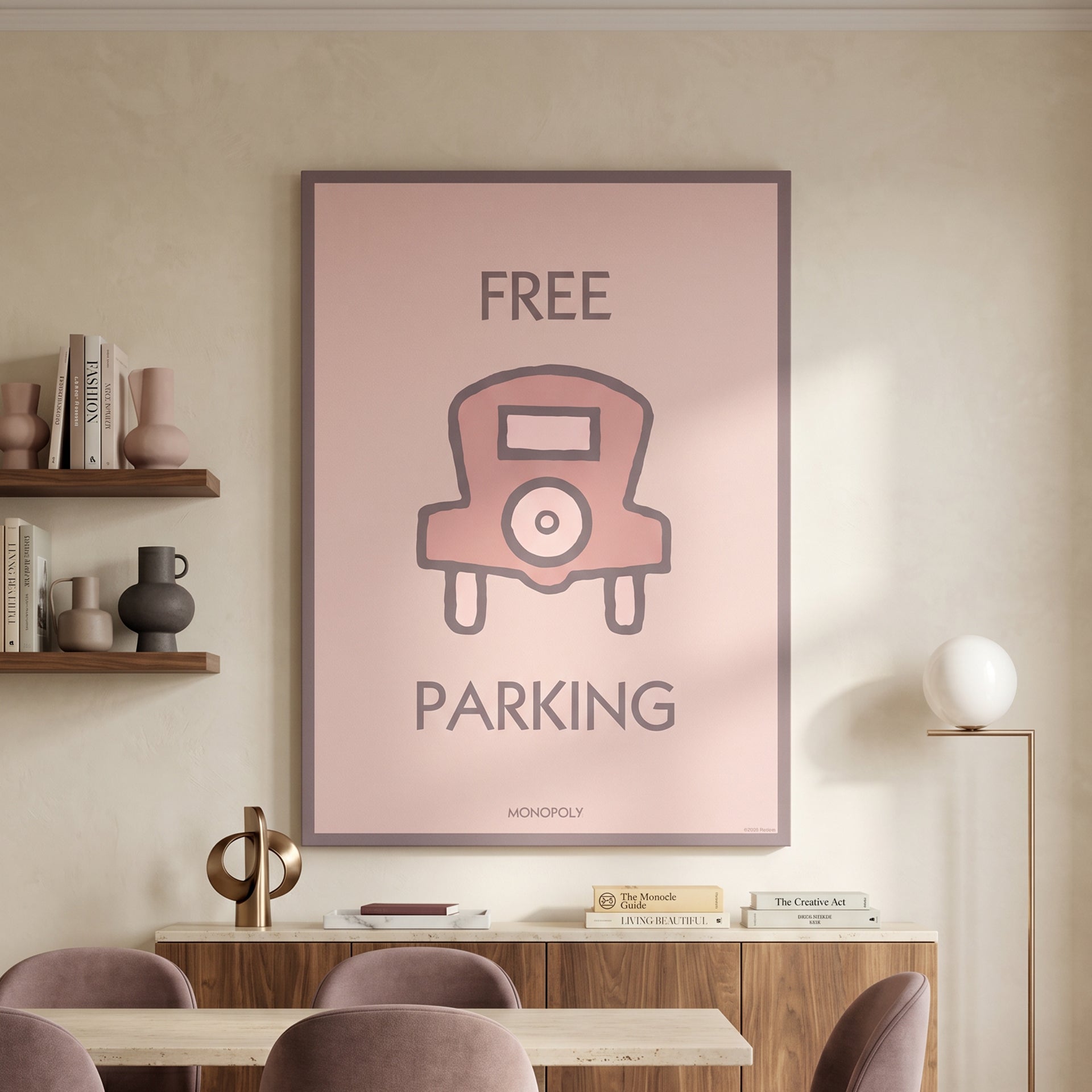 Monopoly - Free Parking - Pastel