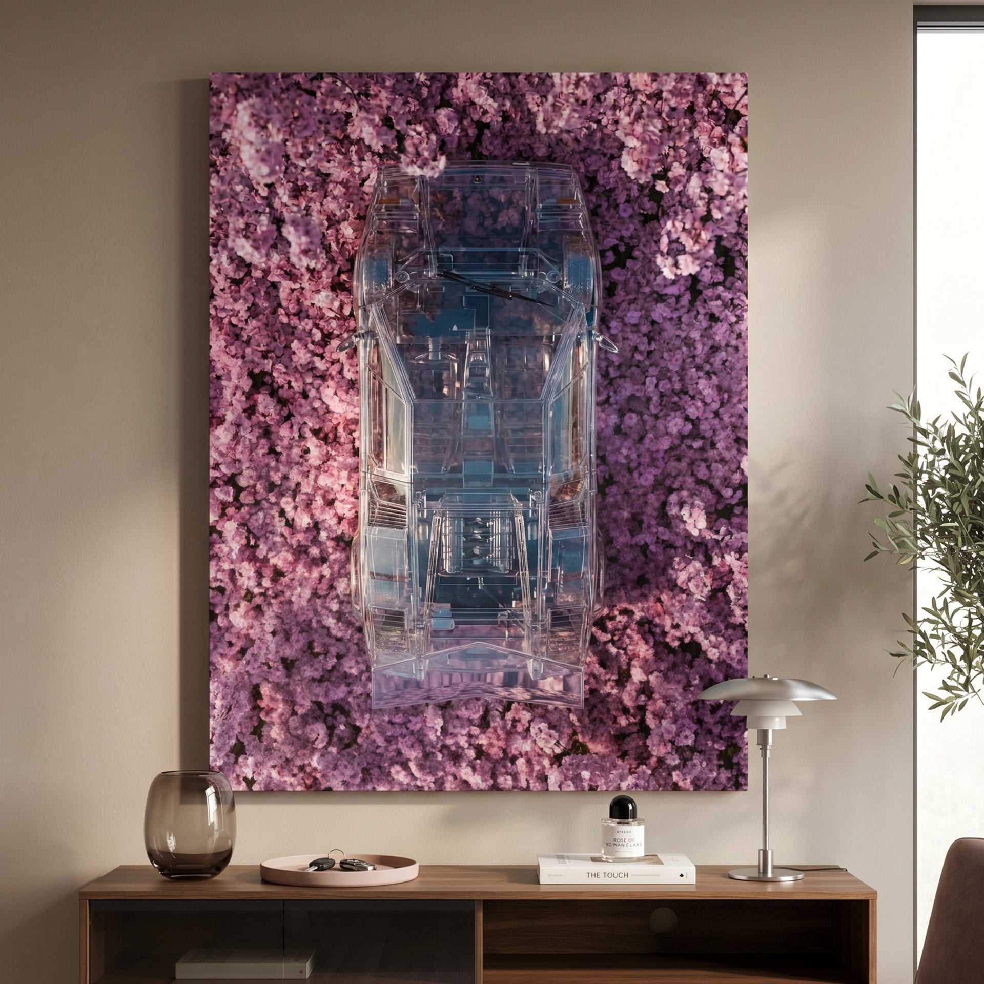 Countach Blossoms Glass