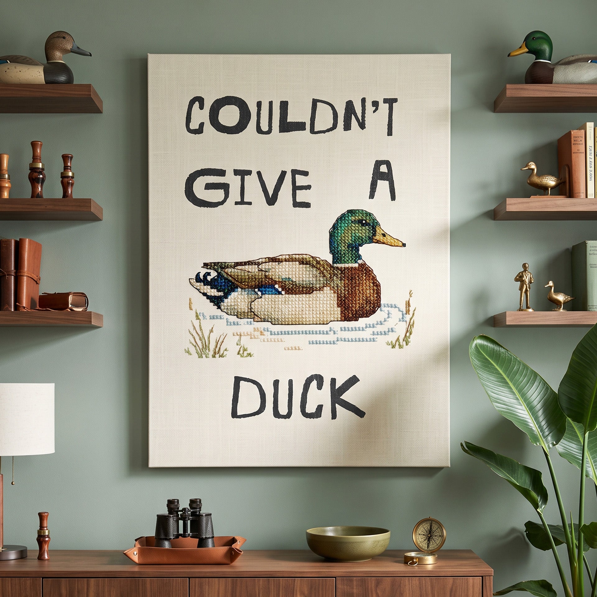Couldn't Give A Duck Stitch