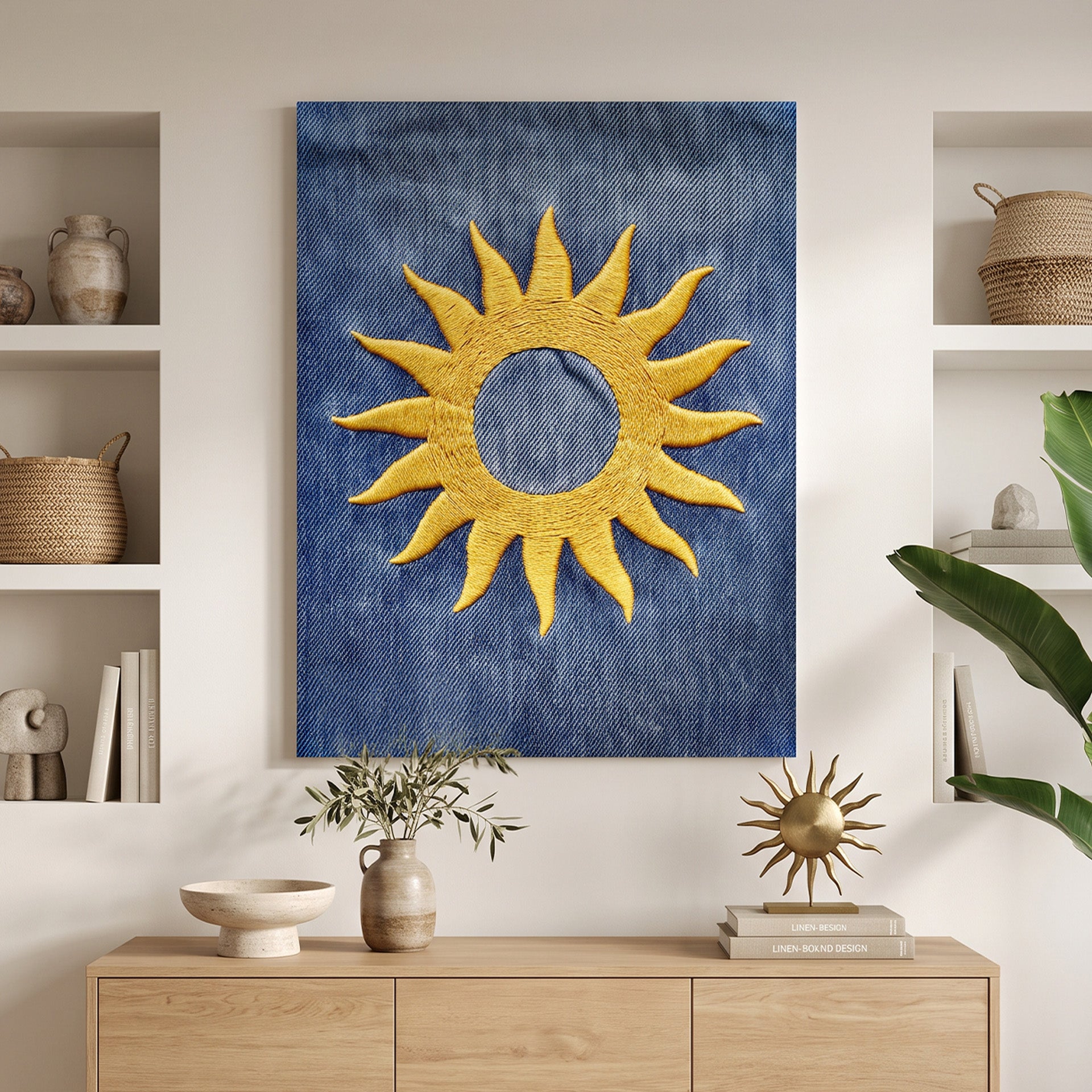 Sun Denim Embroider