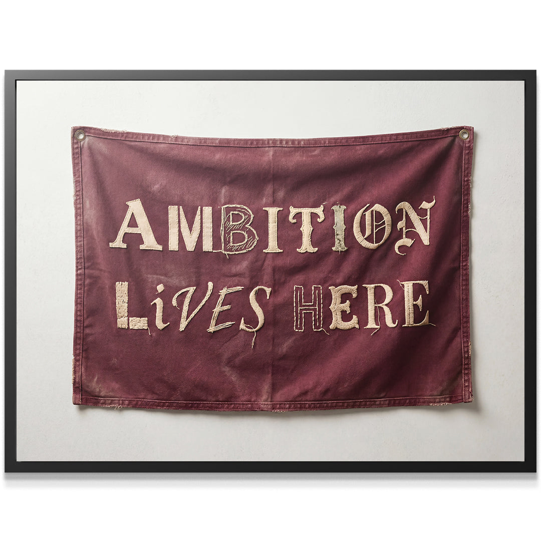 Ambition Lives Here - Flag