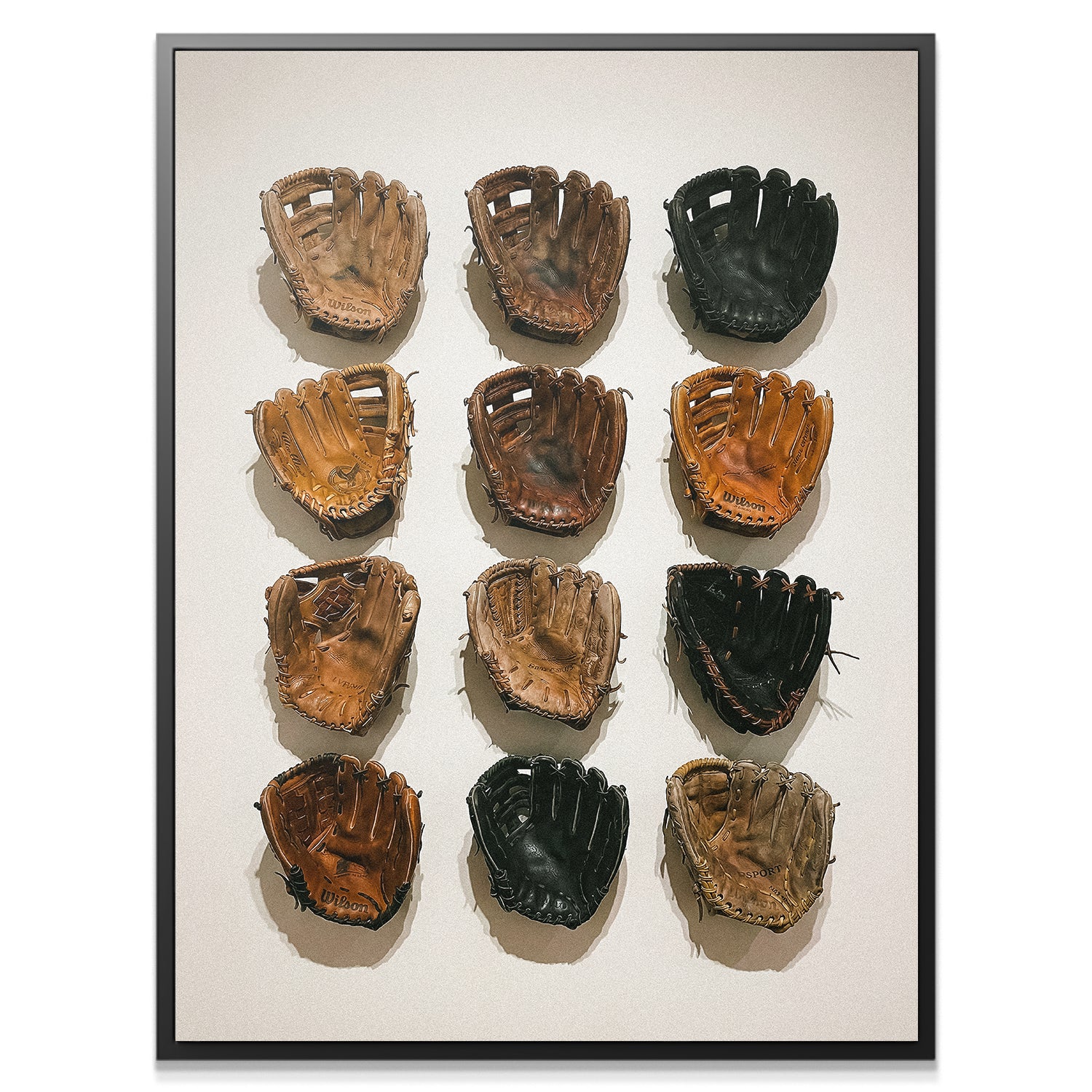 Baseball Glove Wall