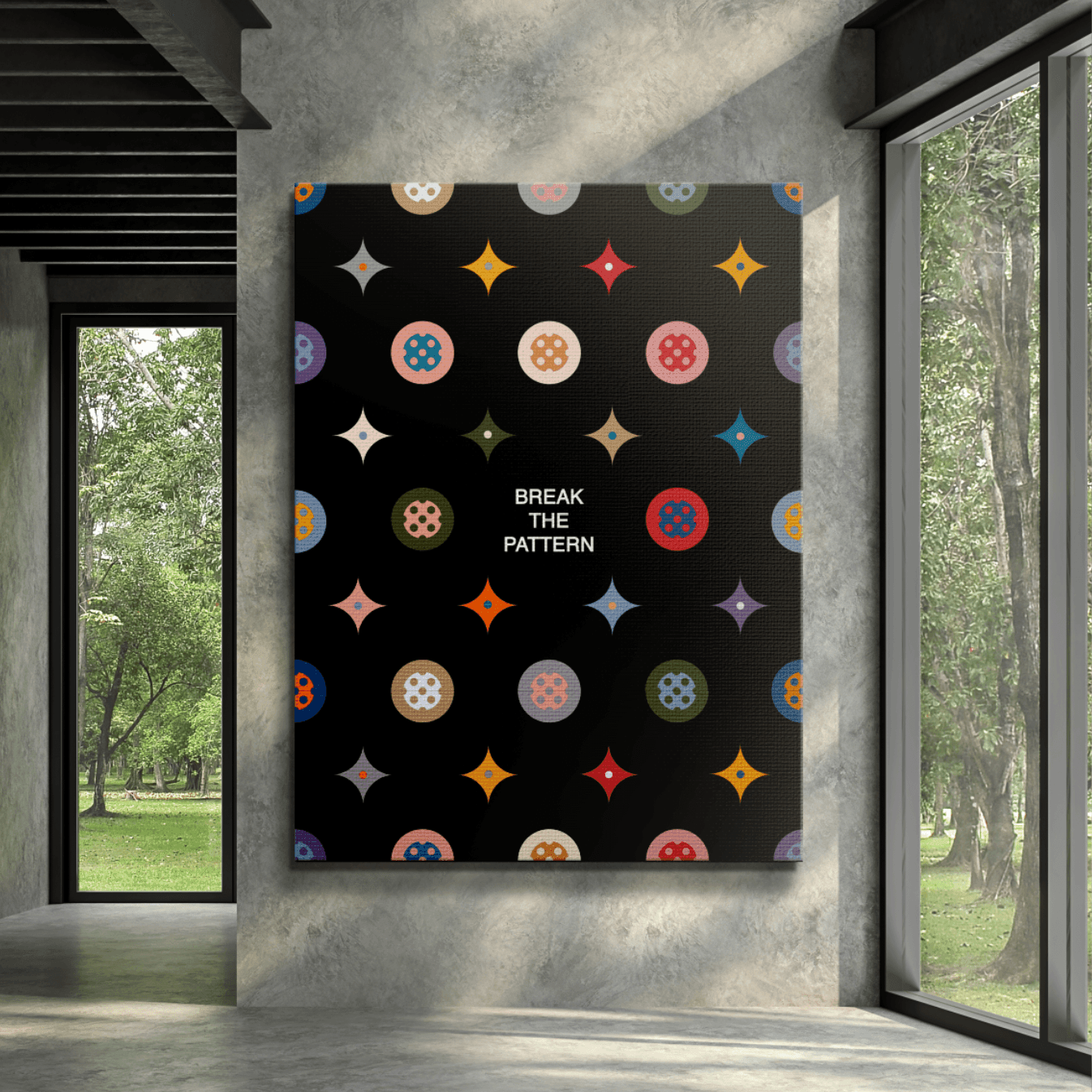 Break the Pattern Black Edition - IKONICK - IKONICK Original